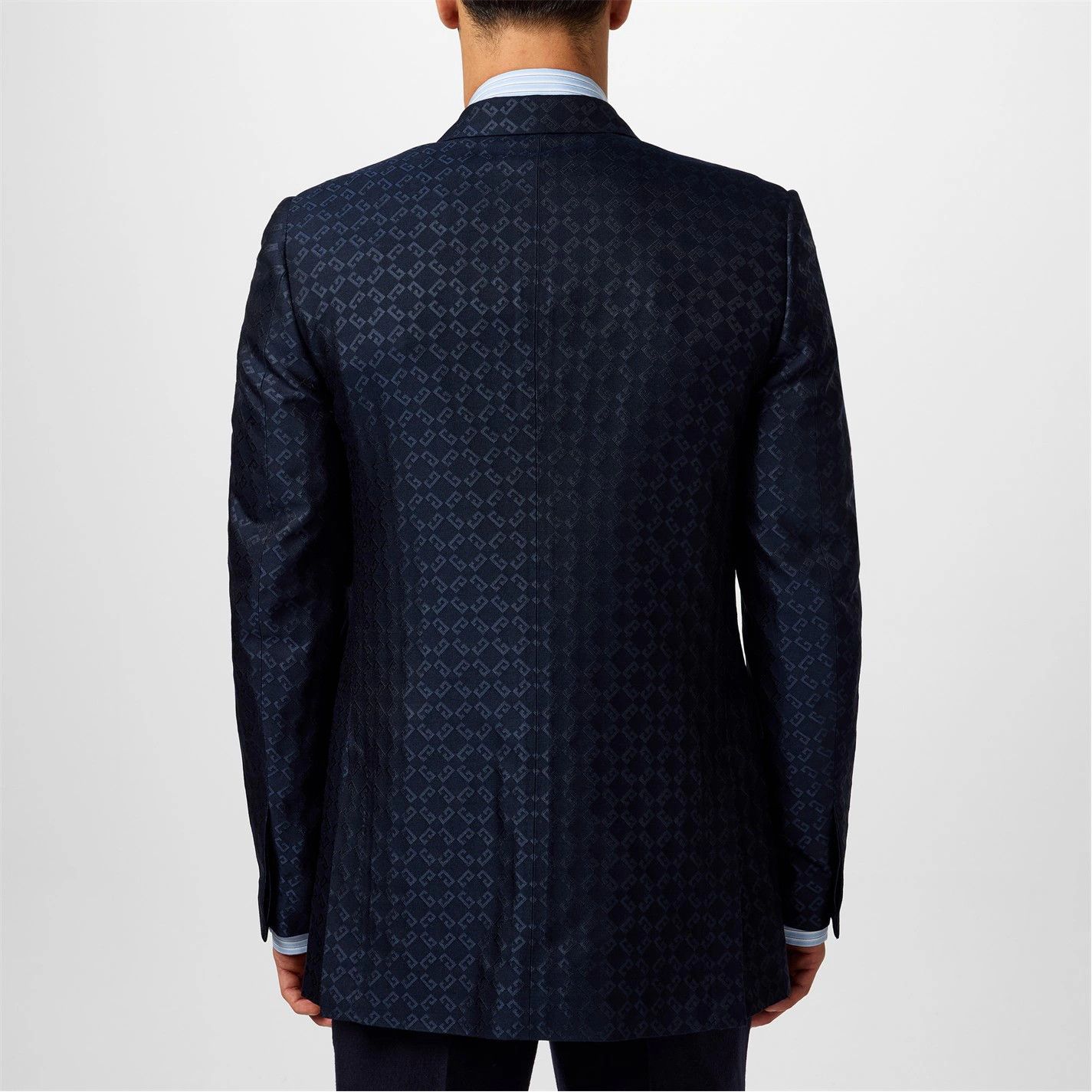 Givenchy o1g2r1mq0426 2G Notch Wool Long Sleeve Blazer in Night Blue Size US L / EU 52-54 / 3 - 4 Thumbnail