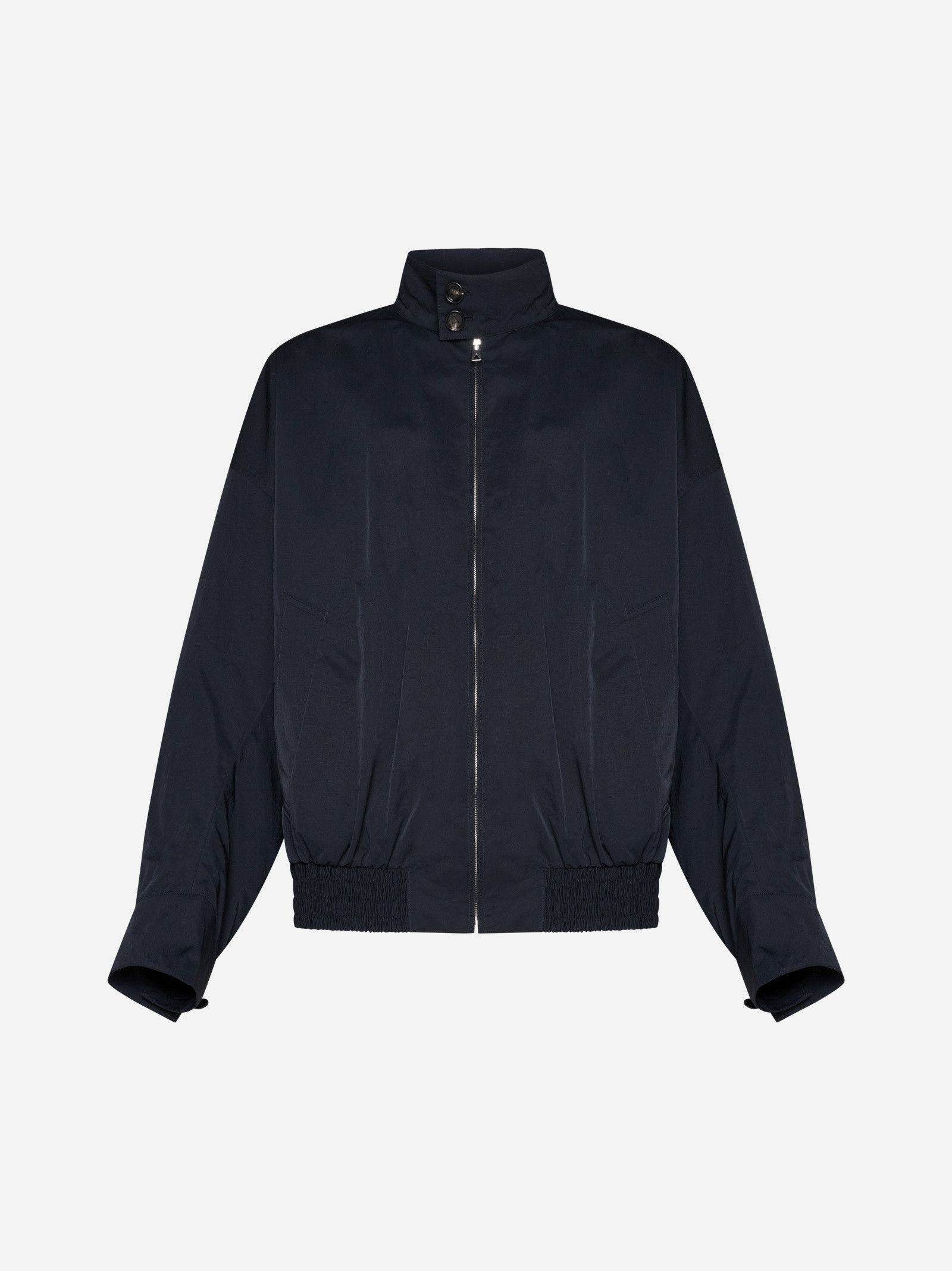 Bottega Veneta o1n1vont0525 Tech Nylon Blouson Jacket in Dark Navy Size US L / EU 52-54 / 3 - 1 Thumbnail