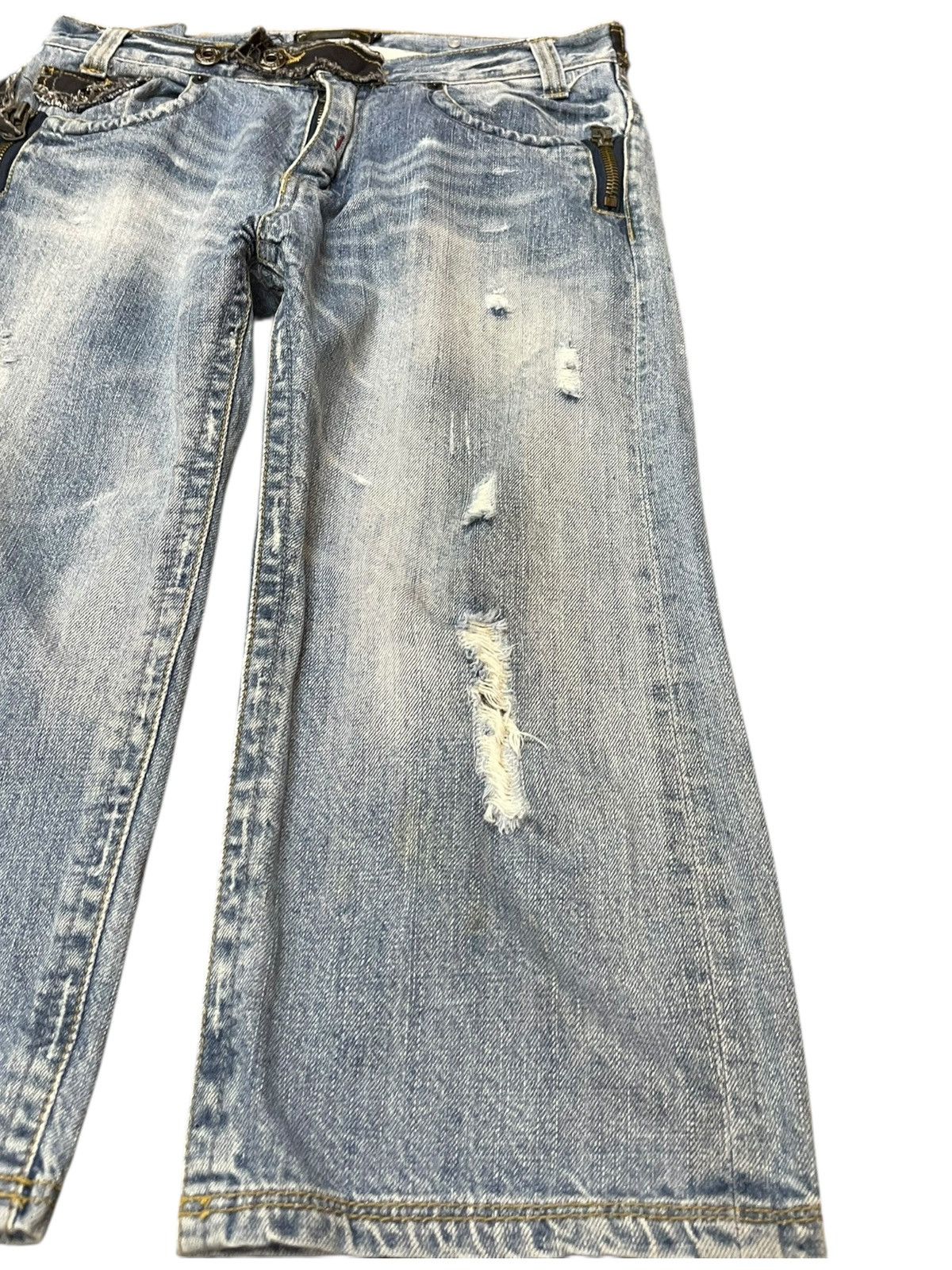 Japanese Brand Vintage Amarantine Seditionaries Three Quarter Denim Size US 31 - 5 Thumbnail
