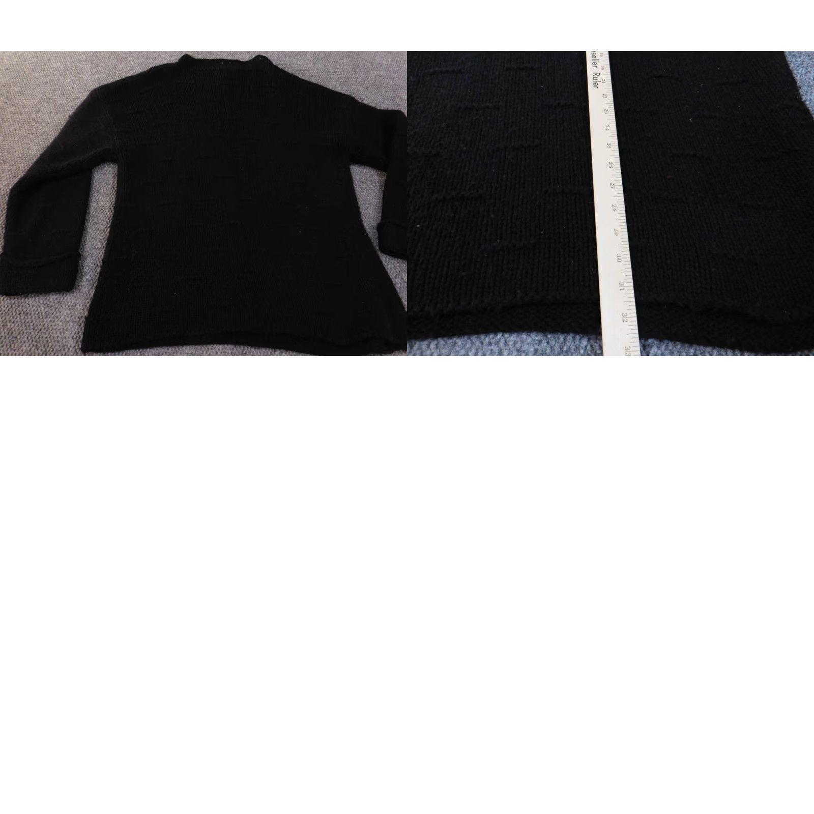 Coldwater Creek Coldwater Creek Sweater Black Womens Wool Acrylic Long Sleeve Turtleneck 3X Pullover Outdoor Geometric Knit Soft Comfort Plus Size Womens** Size XXL / US 16-18 / IT 52-54 - 8 Thumbnail