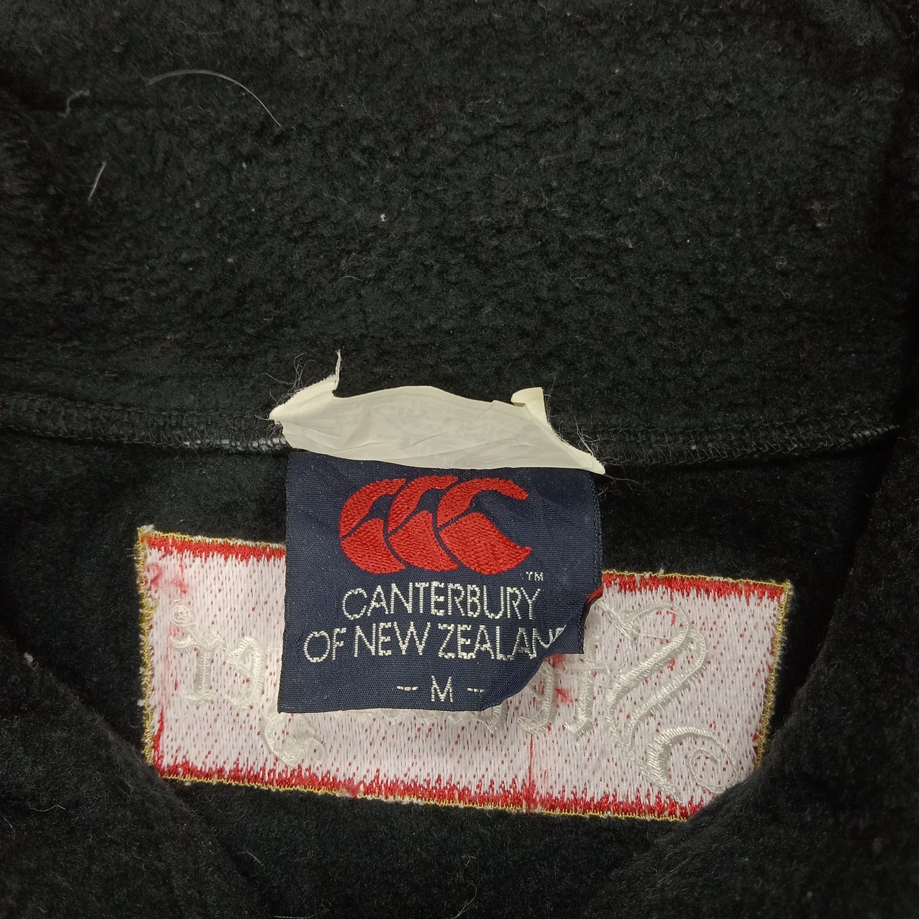 Canterbury of New Zealand × Vintage Canterbury New Zealand All Blacks Rugby Half Zipper Sweater Size US L / EU 52-54 / 3 - 8 Thumbnail