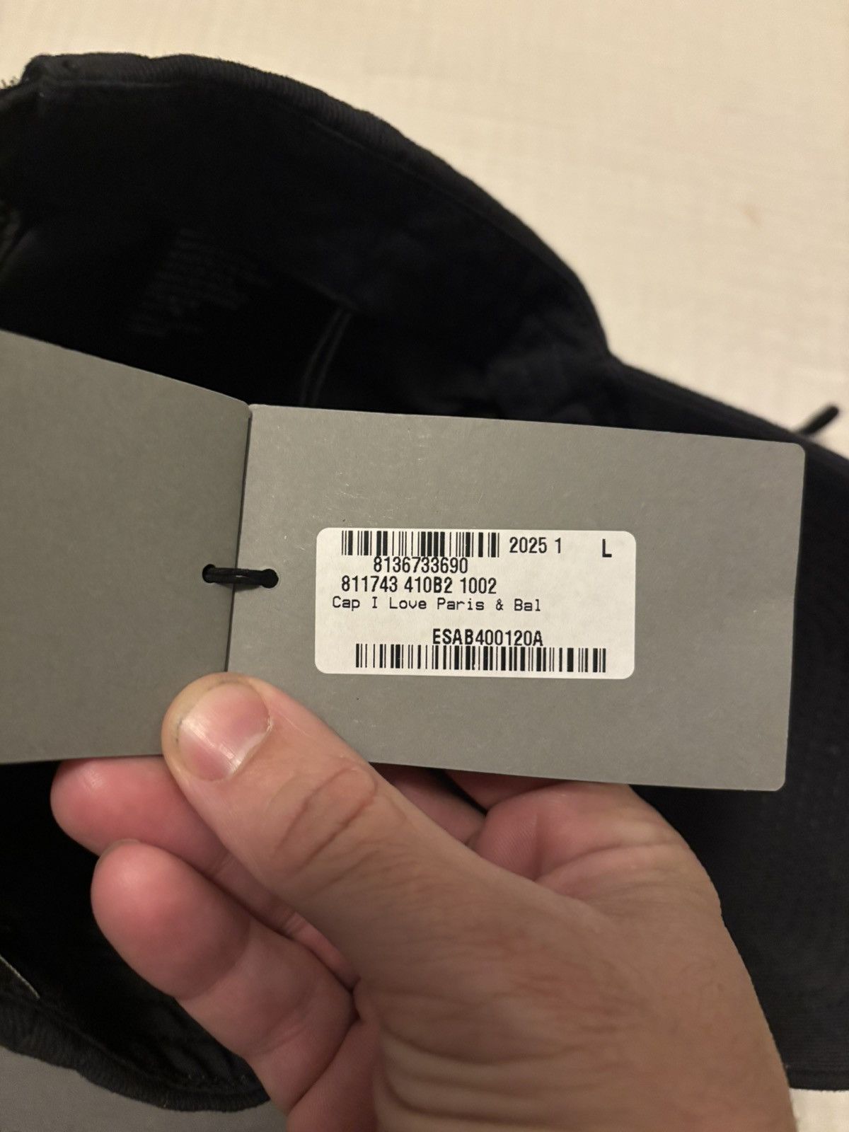 Balenciaga BALENCIAGA I LOVE PARIS CAP Size ONE SIZE - 4 Thumbnail
