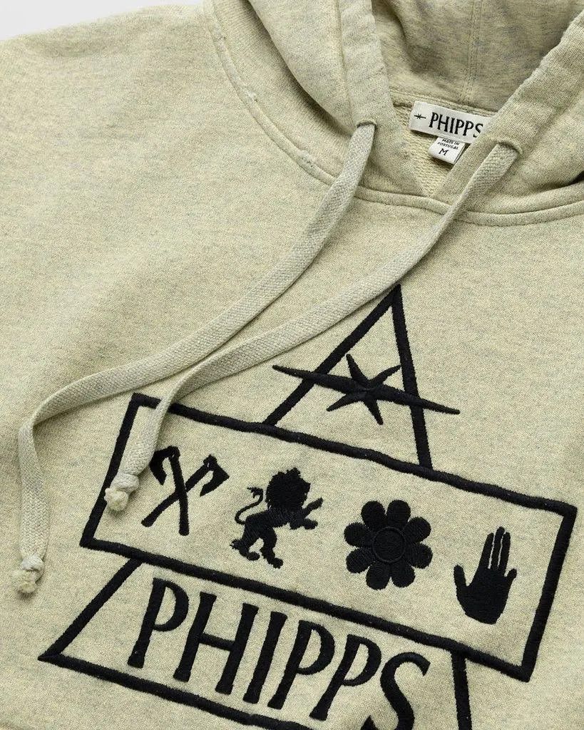 Phipps o1mle0424 Historic Fleece Pyramid Hoodie in Beige Size US M / EU 48-50 / 2 - 2 Thumbnail