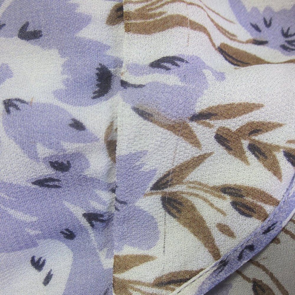 Chan Luu Chan Luu Purple Floral Wrap Dress Size M Size M / US 6-8 / IT 42-44 - 11 Thumbnail