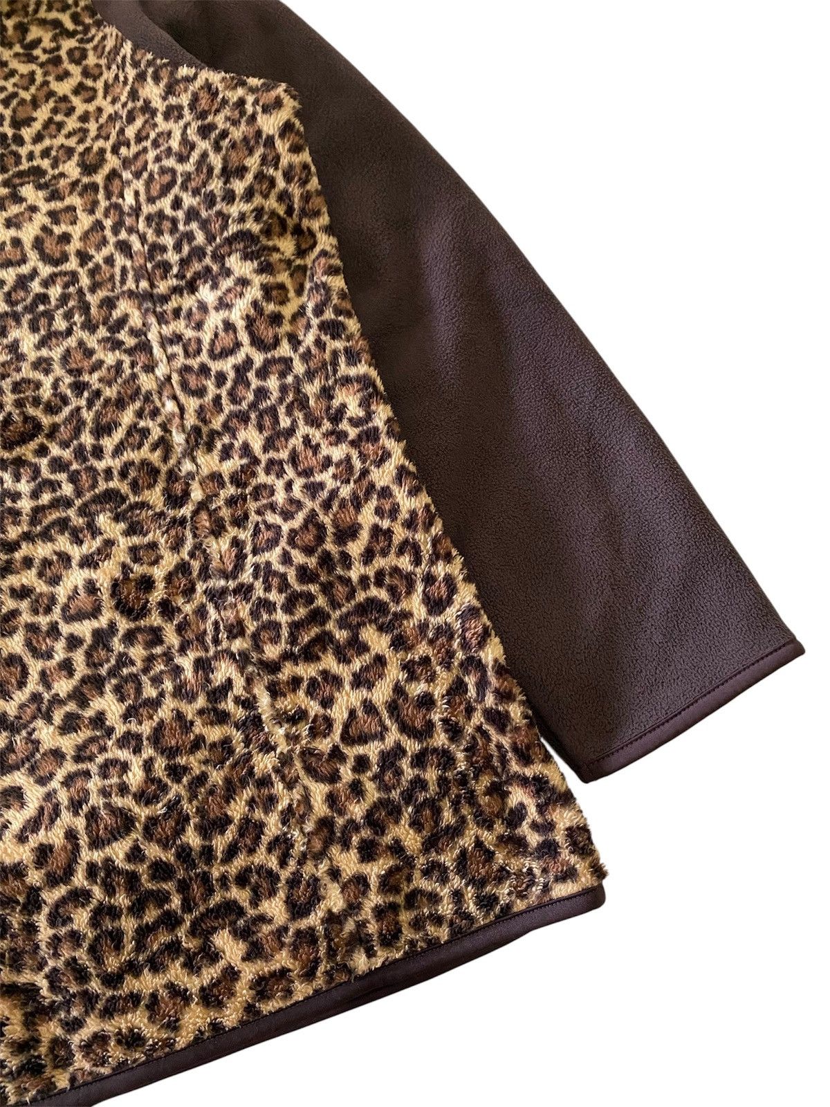Vintage Fur Crocodile Leopard Sherpa Fleece Jacket Y2K Cozy Outer Size ONE SIZE - 13 Thumbnail