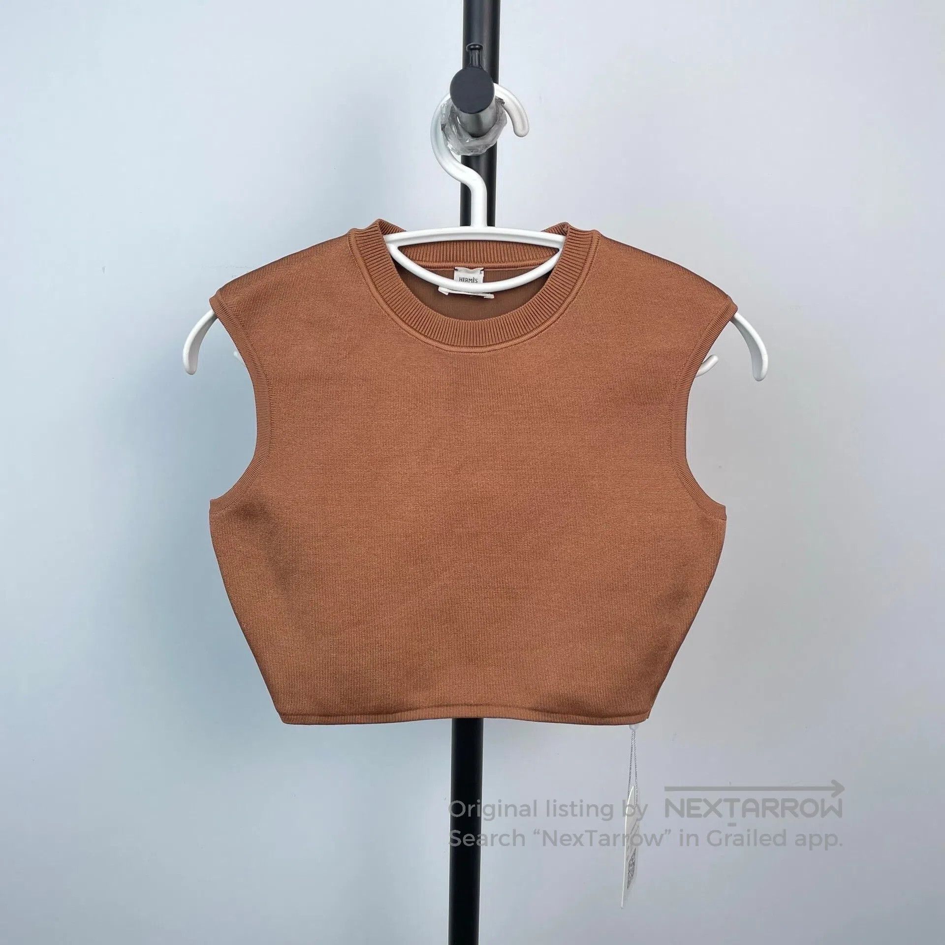 Hermes Hermes Brown Knit Vest| Size XS / US 0-2 / IT 36-38 - 7 Thumbnail