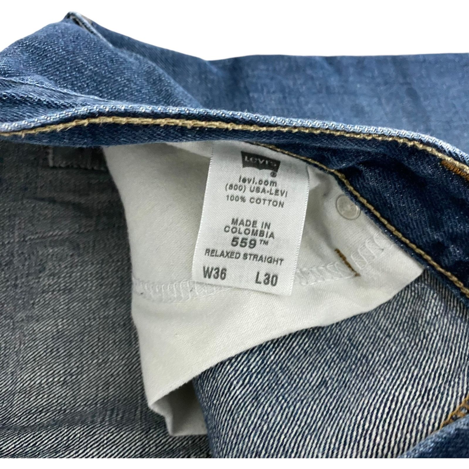 Levi's Levi's 559 Denim Straight Leg Jeans Size US 36 / EU 52 - 8 Thumbnail