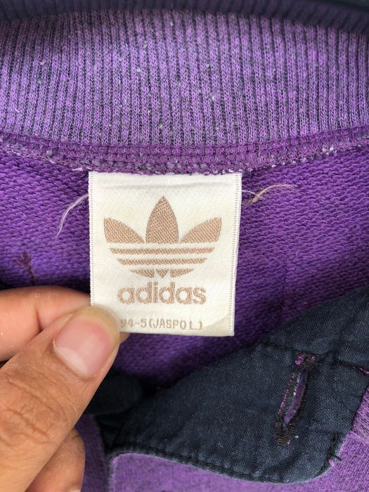 Adidas × Vintage Vintage Adidas Plain Sweatshirt Size US S / EU 44-46 / 1 - 3 Thumbnail
