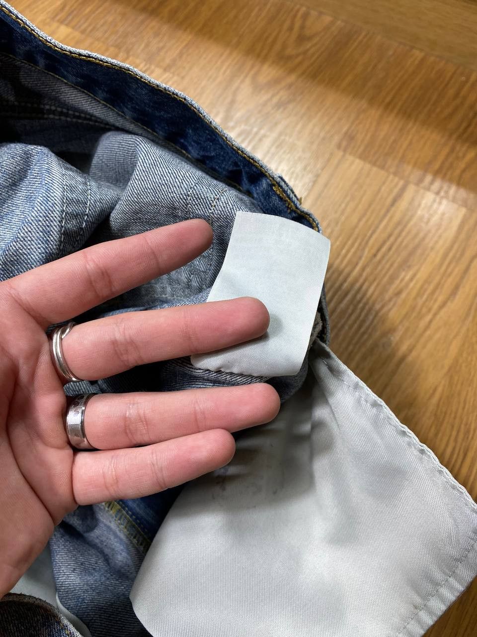 Japanese Brand × Levi's Gothicana Y2K Bondage Gothic Multipocket Cargo Shorts Size US 31 - 7 Thumbnail