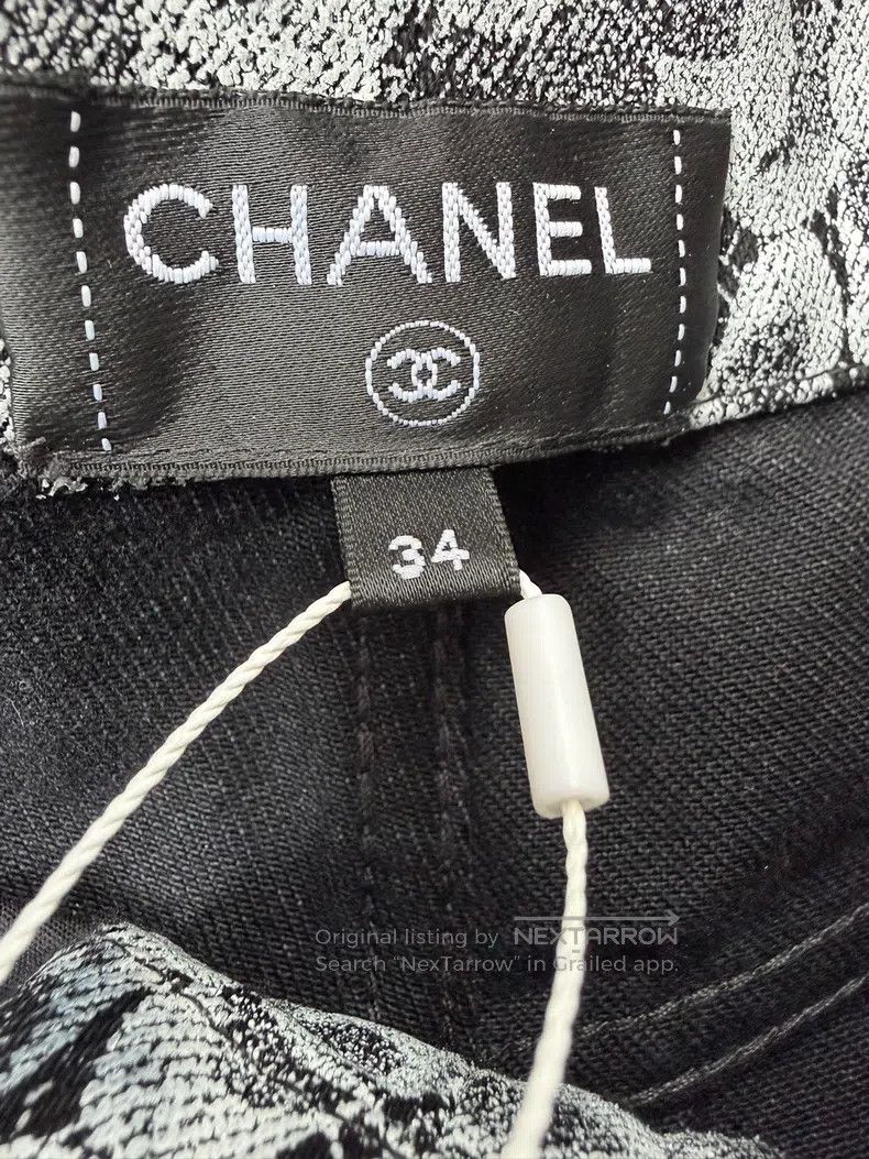 Chanel Chanel Floral jeans Size 42" / US 20 - 4 Thumbnail