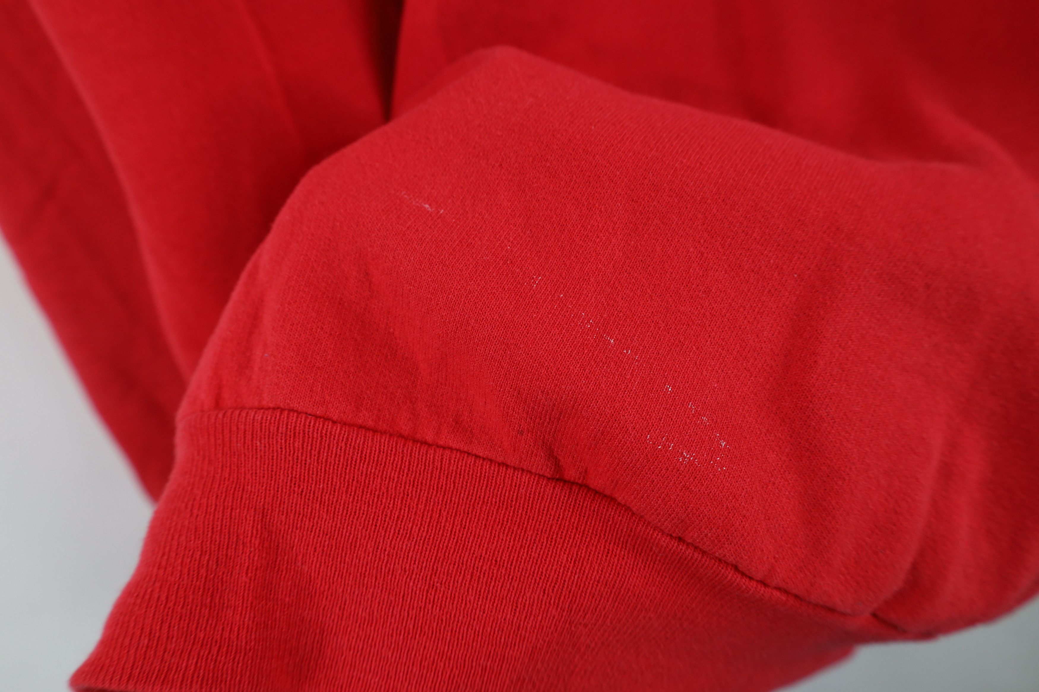 Vintage Vintage 90s Spell Out Ohio State University Sweatshirt Red Size US L / EU 52-54 / 3 - 7 Thumbnail