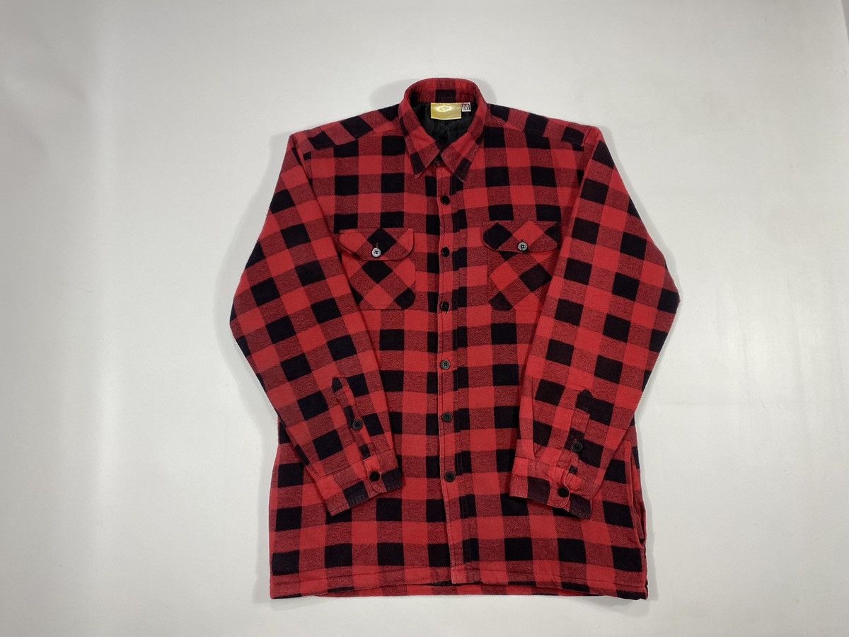 Lumberjack Vintage Insulated Plaid Tartan Classic Shirt Winter Jacket Size US M / EU 48-50 / 2 - 10 Thumbnail