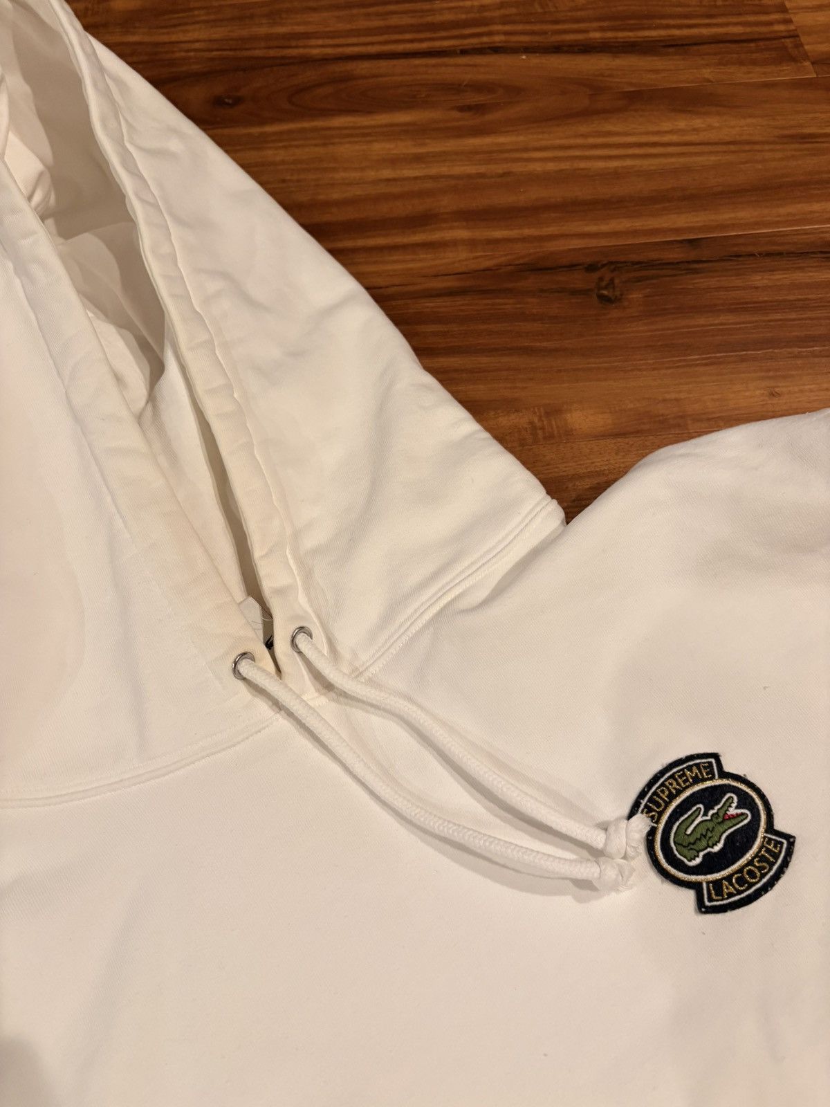 Lacoste × Supreme Supreme Lacoste Hoodie Size US XL / EU 56 / 4 - 4 Thumbnail