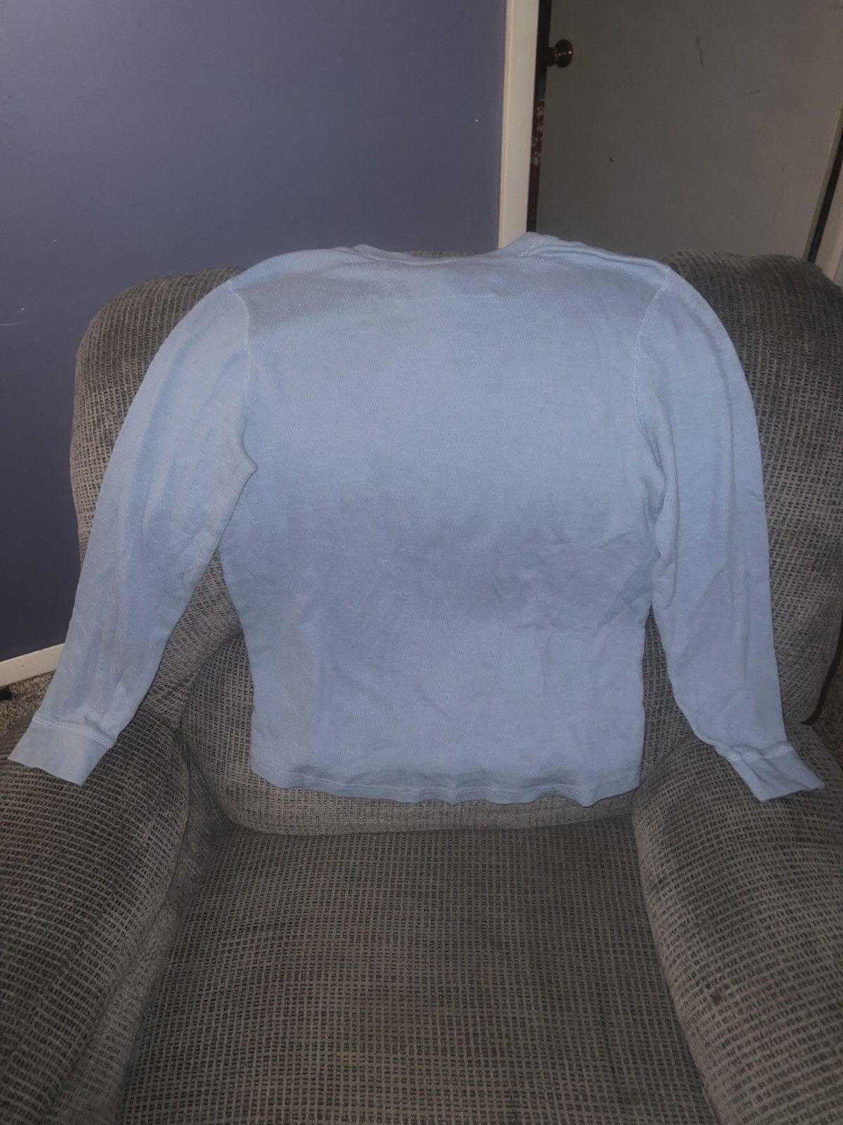 George George Buttoned Collar LS Thermal Tee Size US L / EU 52-54 / 3 - 3 Thumbnail