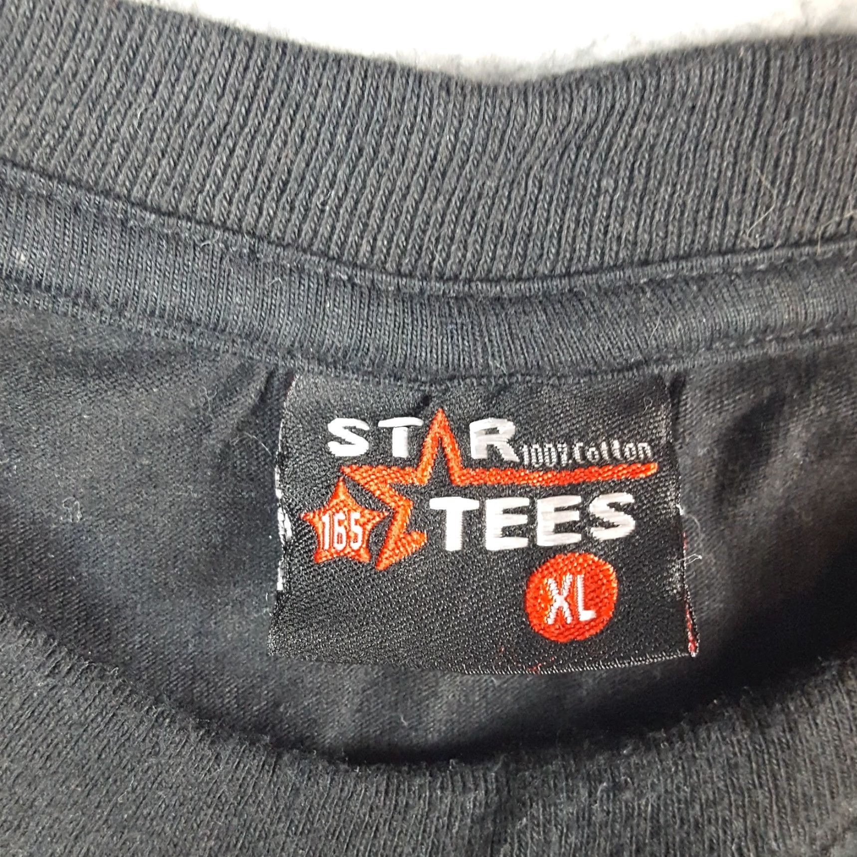 Vintage VINTAGE Vortex Star Racing Tee Black Boxy Fit Men's XL T-Shirt Music Band Shirt Size US XL / EU 56 / 4 - 3 Thumbnail
