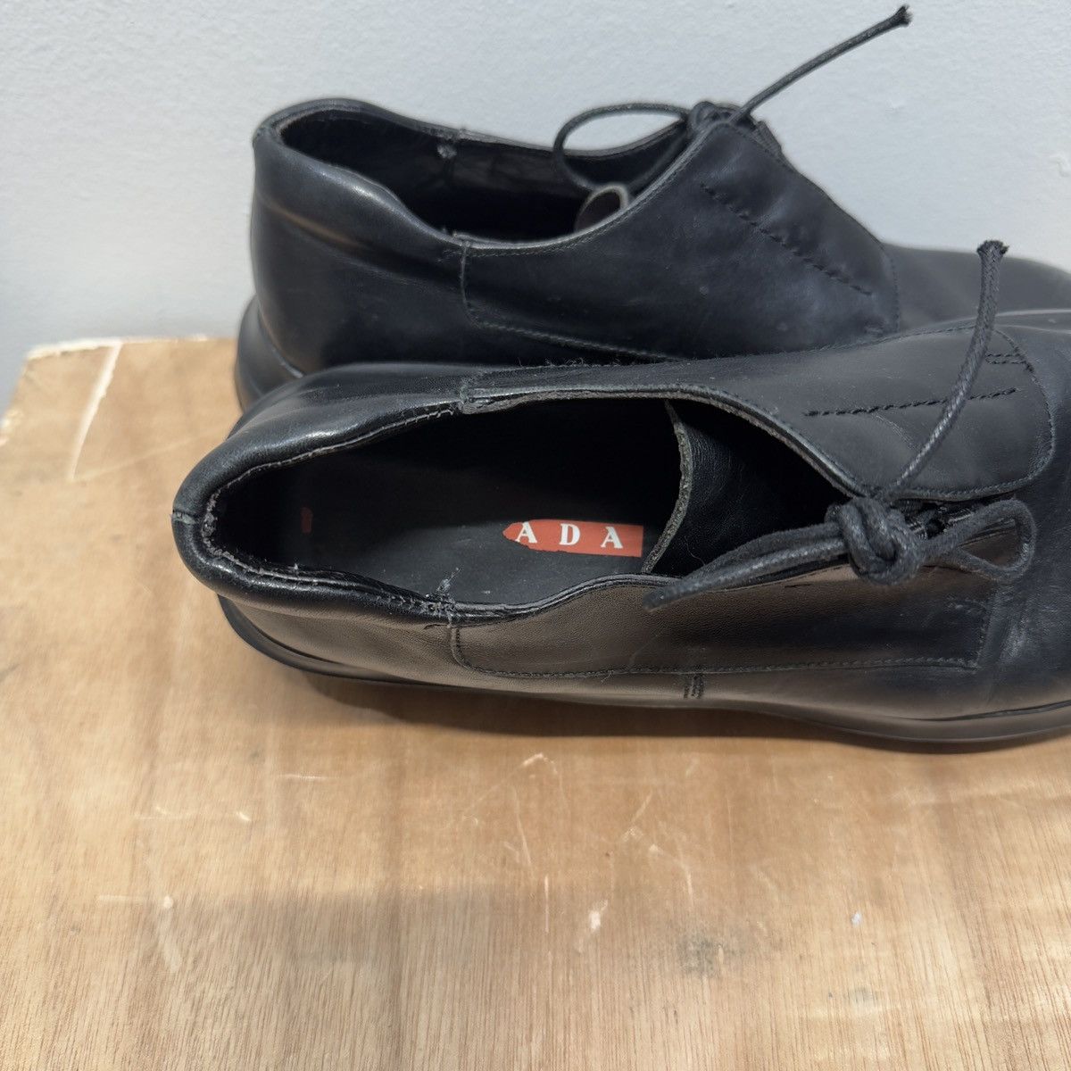 Prada Prada AW99 Archive Leather Low Boots Size US 8.5 / IT 38.5 - 8 Thumbnail