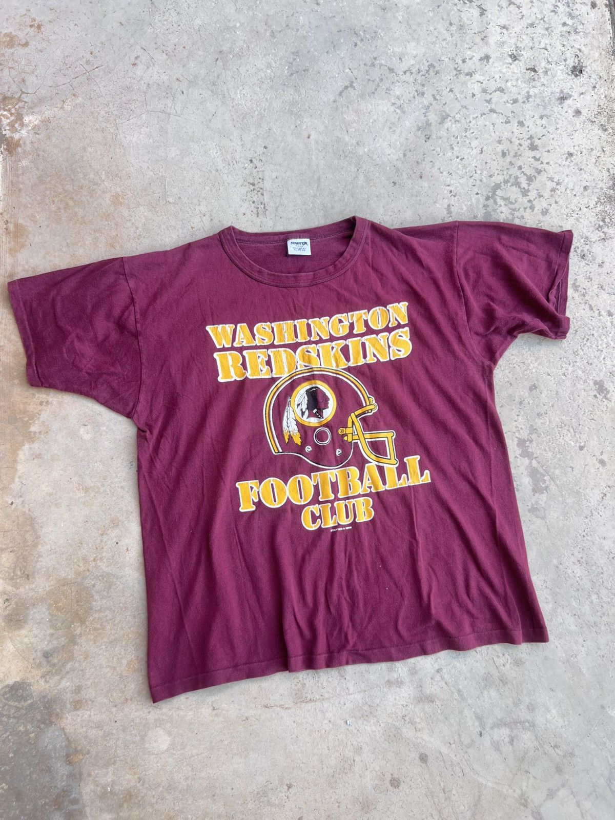 Starter Vintage 1988 Washington Redskins Football Club Starter Tee Size US XL / EU 56 / 4 - 1 Thumbnail