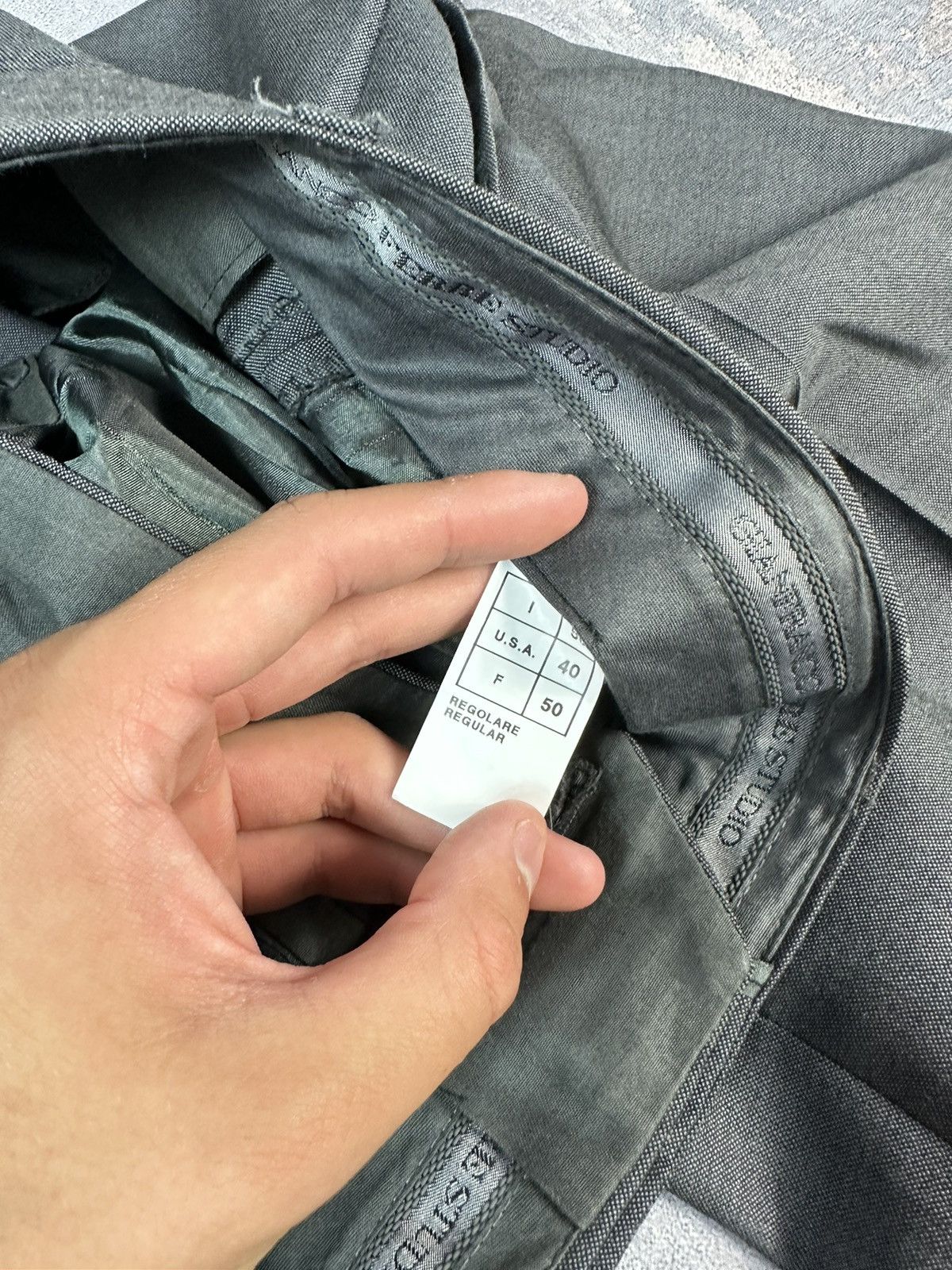 Ferre × Gianfranco Ferre × Vintage GianFranco Ferre Studio suit gray Size 50R - 15 Thumbnail