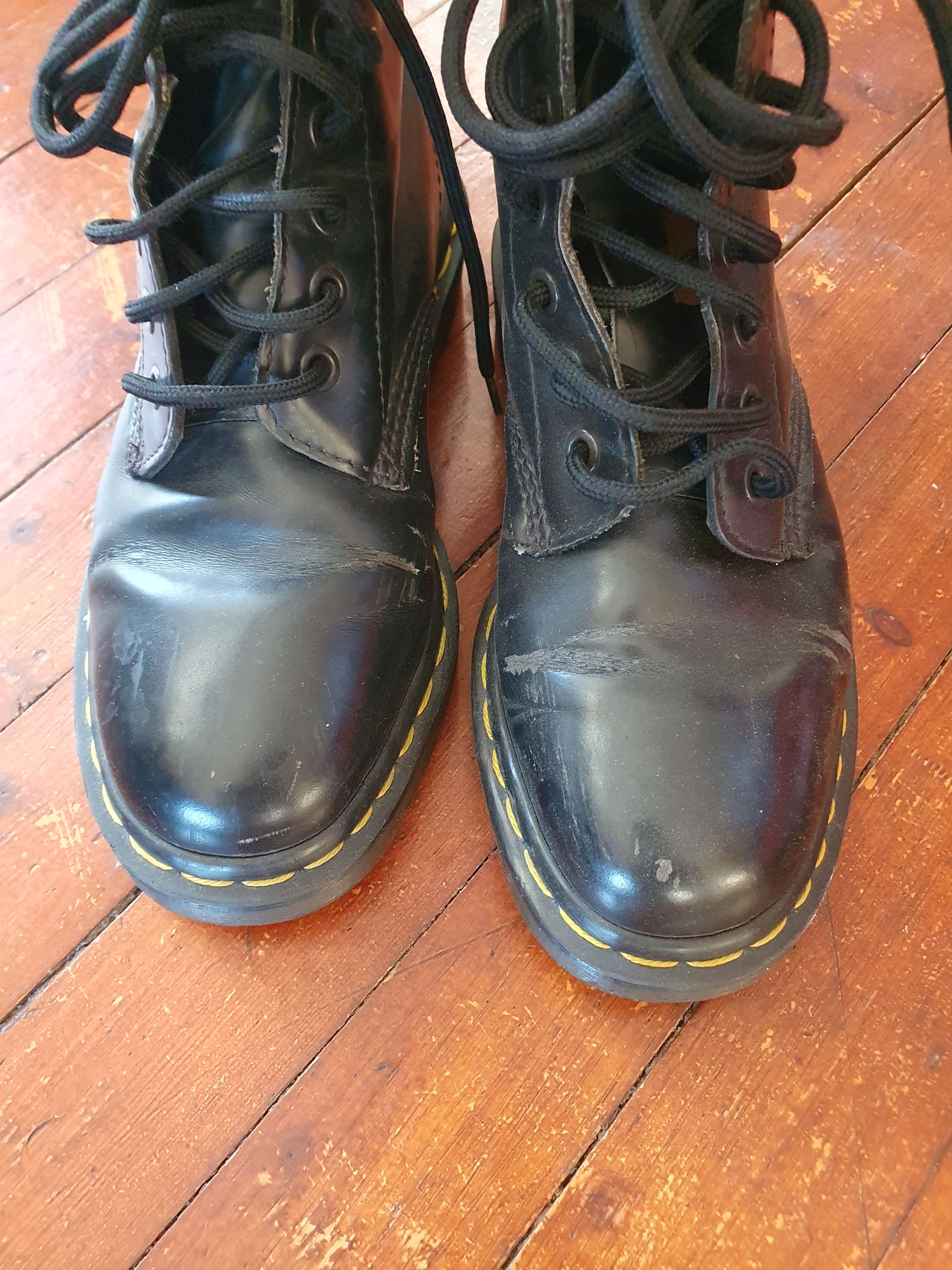 Dr. Martens × Vintage Dr. Martens Vintage 1480Y Made in England sz 4Y / Wmns 5.5 Size US 5.5 / IT 35.5 - 5 Thumbnail