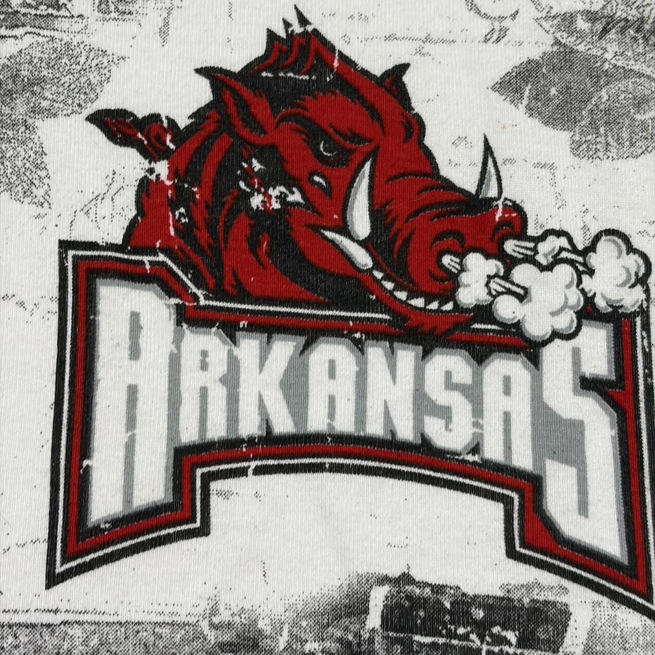 Other Arkansas Razorbacks Womens XL Football Zip Hoodie Vtg Y2K Size XL / US 12-14 / IT 48-50 - 3 Thumbnail