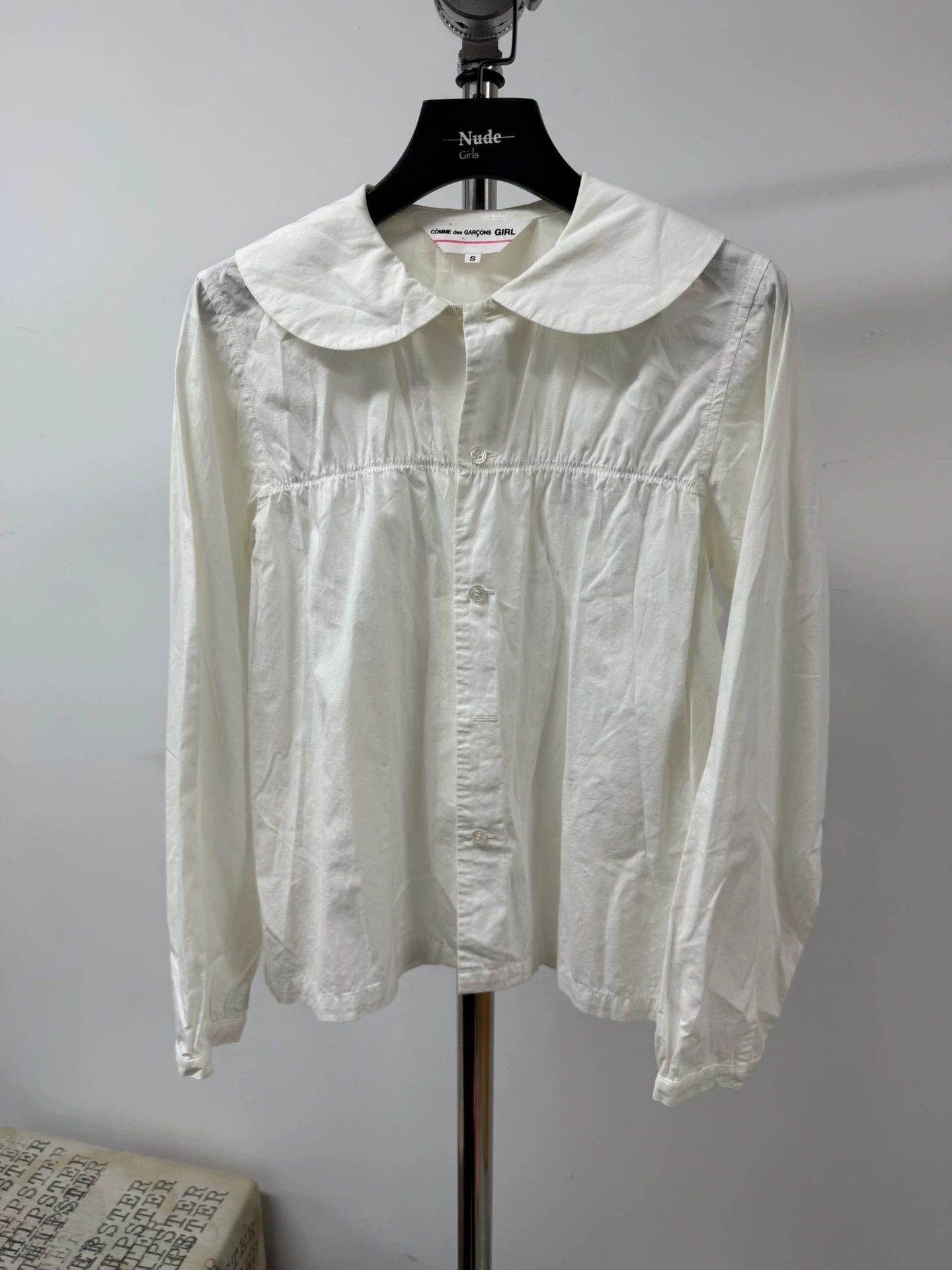 Comme des Garcons Comme des Garçons gathered ruffle collar shirt Size S / US 4 / IT 40 - 1 Thumbnail