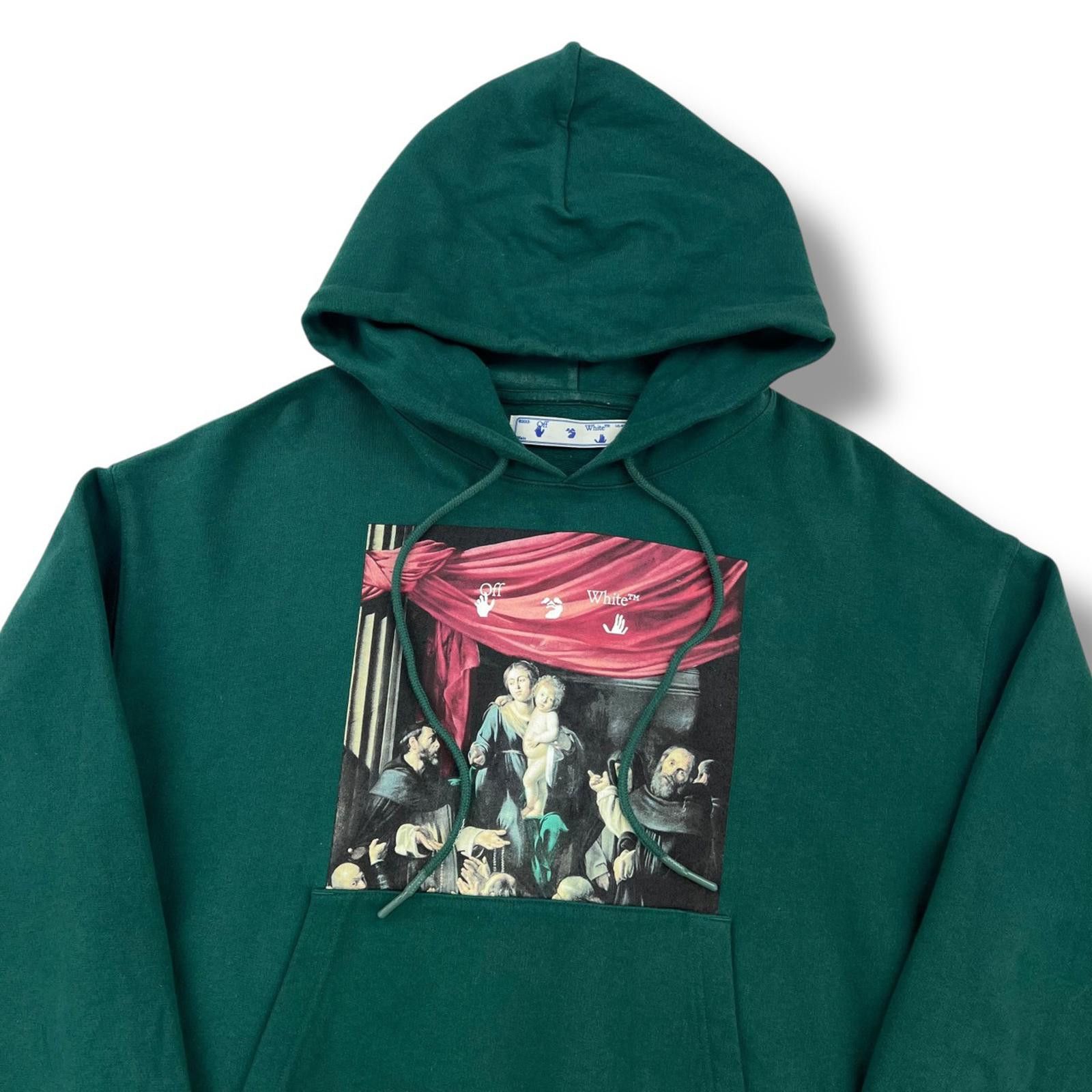Off-White Off-White Caravaggio Painting Green Hoodie Size US S / EU 44-46 / 1 - 1 Thumbnail