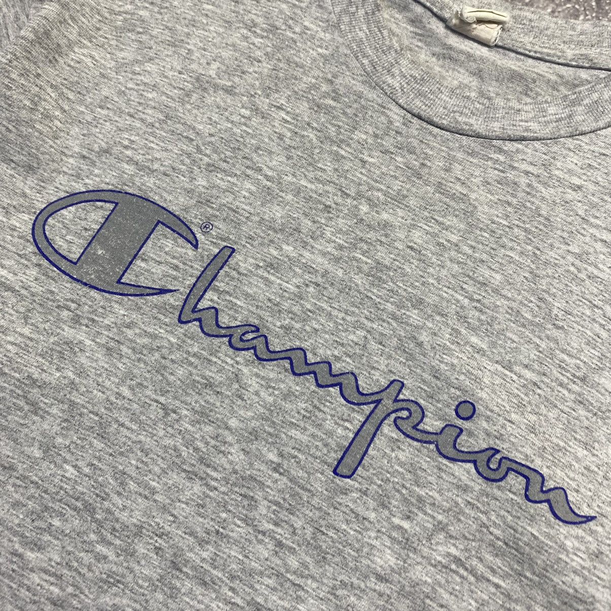 Champion Vintage Champion Big Logo Made In USA 90’s tee Size US XL / EU 56 / 4 - 4 Thumbnail