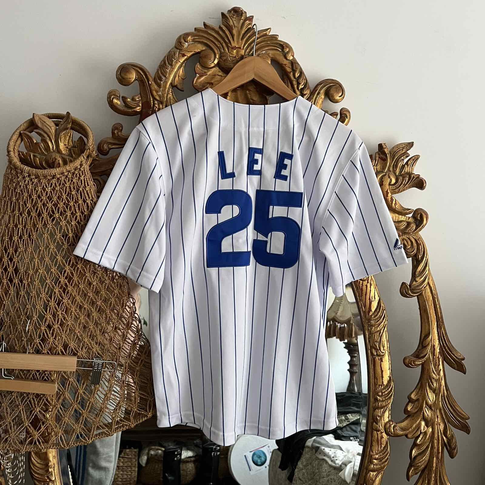 Vintage Chicago Cubs #25 LEE Jersey MLB Sz S
