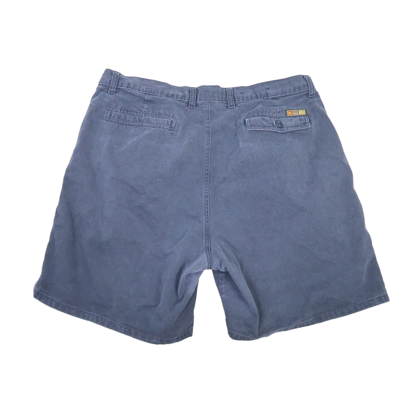 Bugle Boy VINTAGE Bugle Boy Black Denim Pleat Front Mid Length Shorts Men 38 90s 80s Casual Cotton Chino Inseam 7 in Size US 38 / EU 54 - 2 Thumbnail