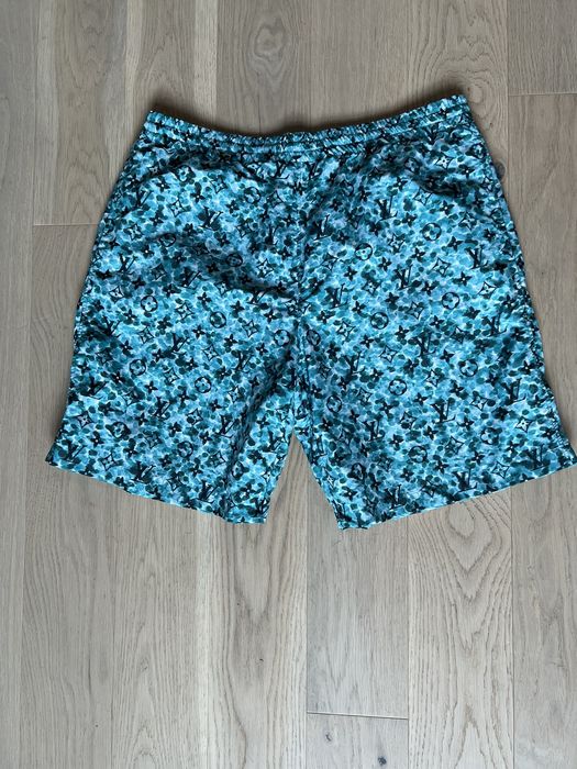 Louis Vuitton Blue '2054 Monogram' Swim Shorts