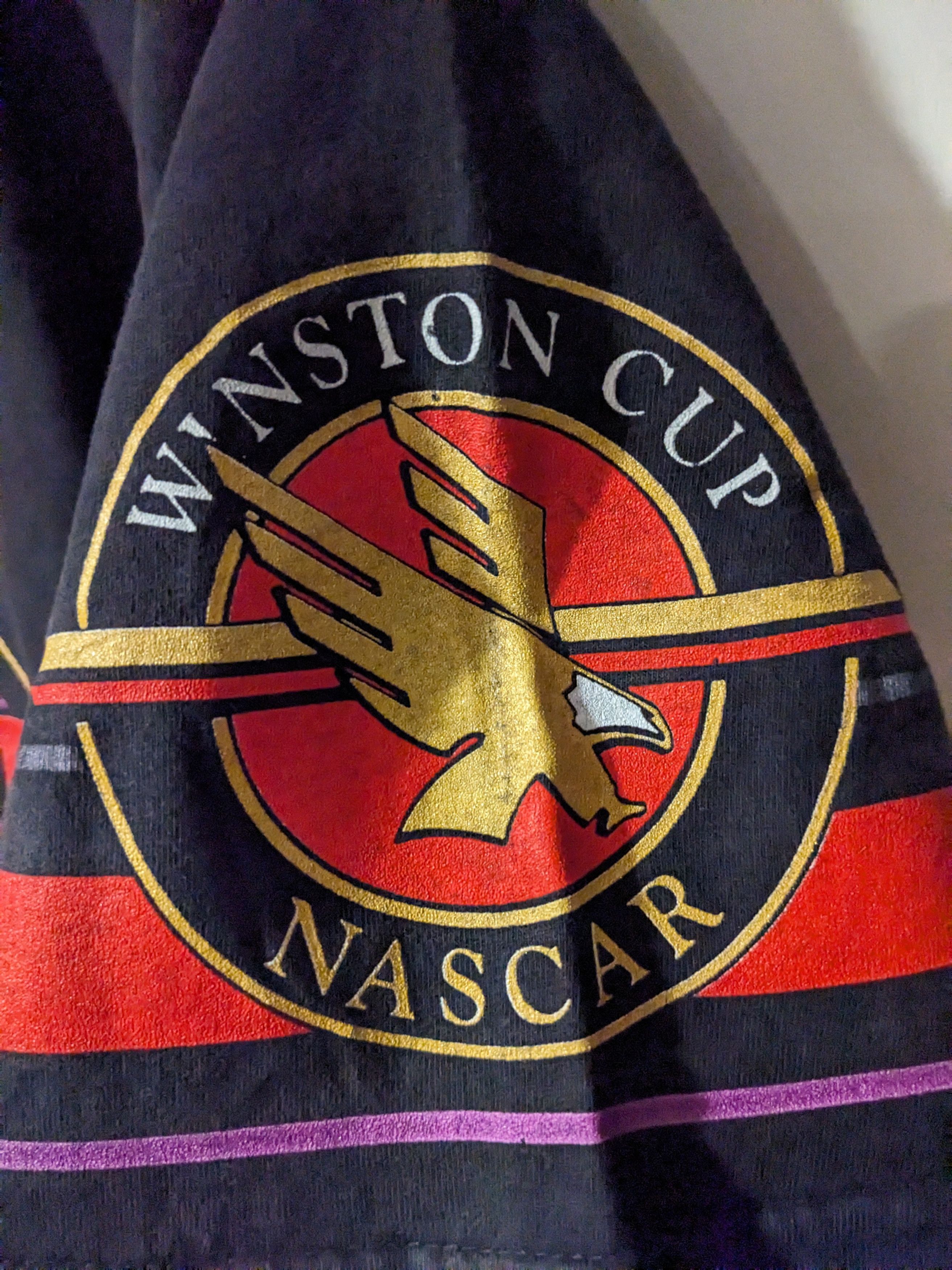 NASCAR × Vintage Vintage 90s Nascar Winston Cup All Over Print Medium T-Shirt Size US M / EU 48-50 / 2 - 2 Thumbnail