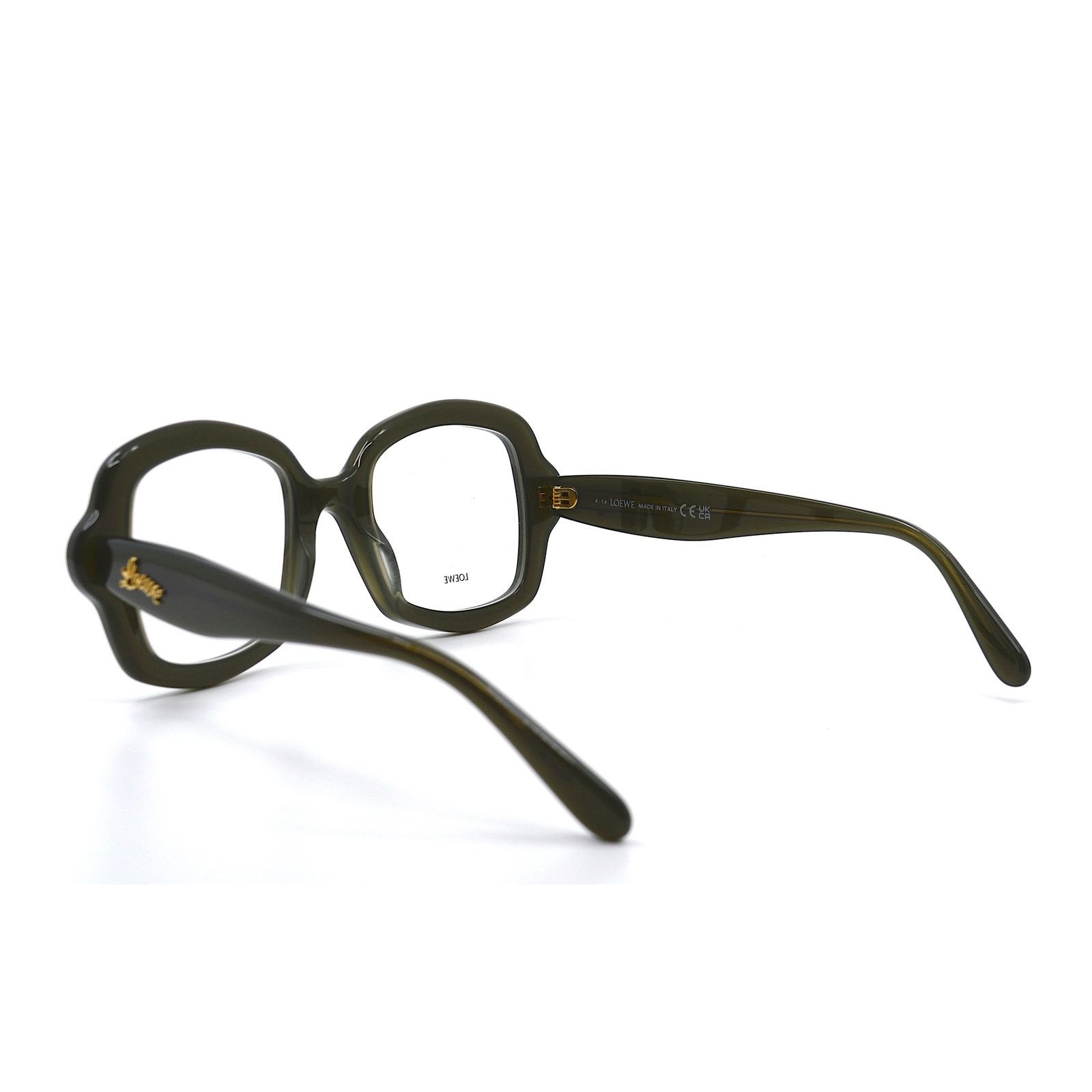 Loewe LOEWE LW450066I 096 Eyeglasses Green Acetate Frame Women Size ONE SIZE - 4 Thumbnail