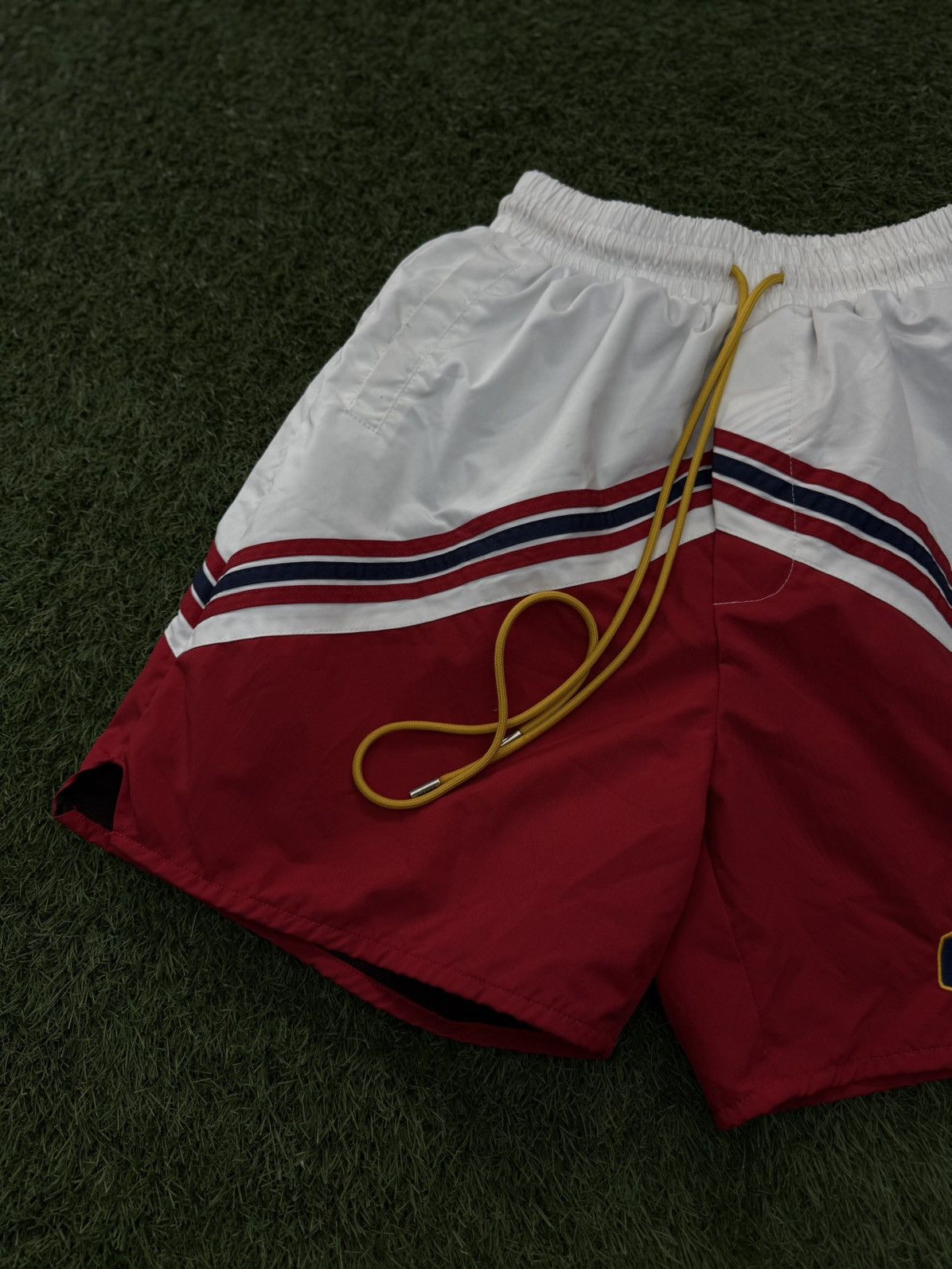 Rhude Rhude Red White Shorts Size Medium 🧼 Size US 29 - 2 Thumbnail