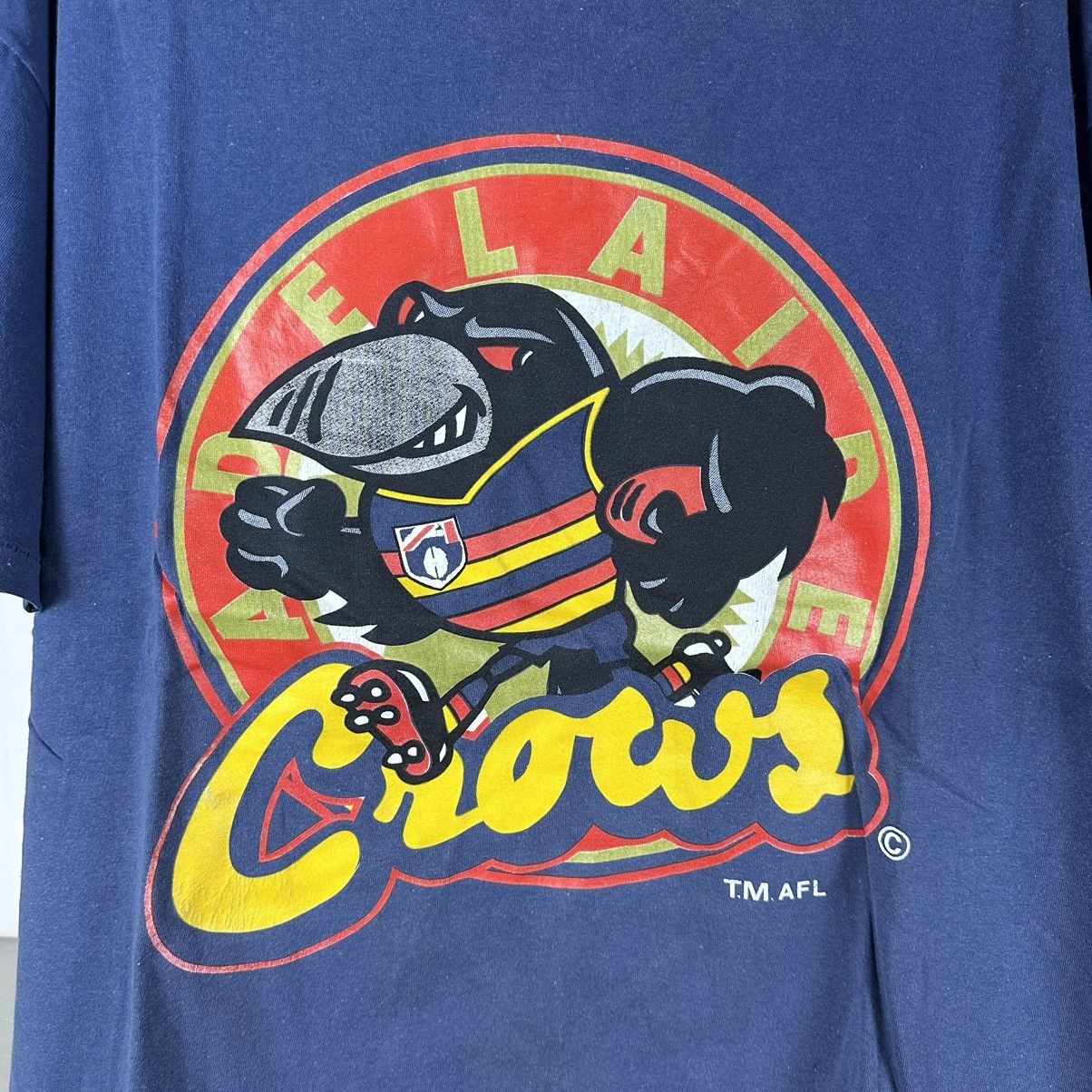 Other × Vintage Vintage 90s Adelaide Crows Australia Football AFL XL T-shirt Size US XL / EU 56 / 4 - 3 Thumbnail