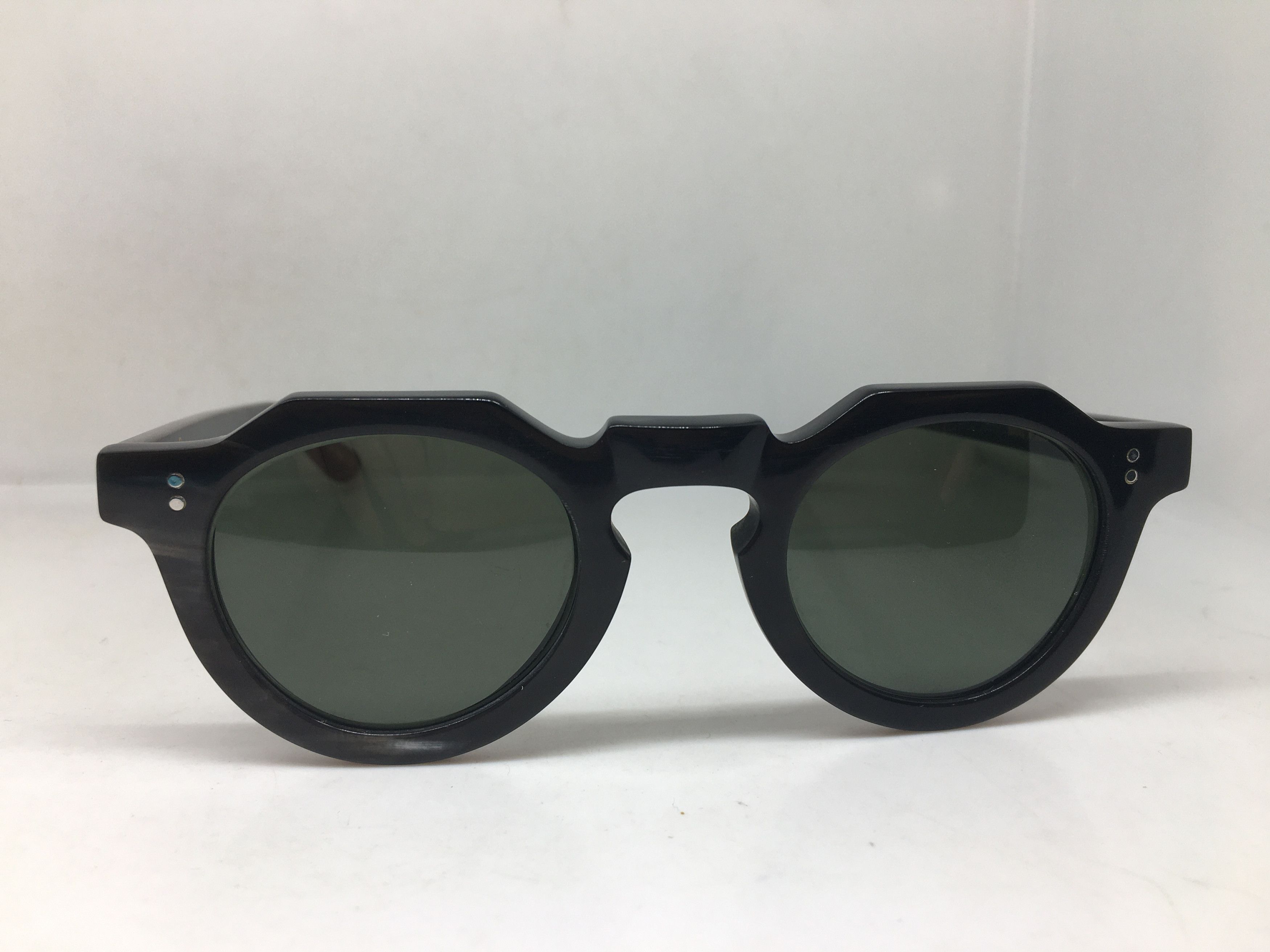 Lesca Lunetier Lesca Lunetier Genuine Horn PICA Architect Sunglasses Size ONE SIZE - 1 Thumbnail