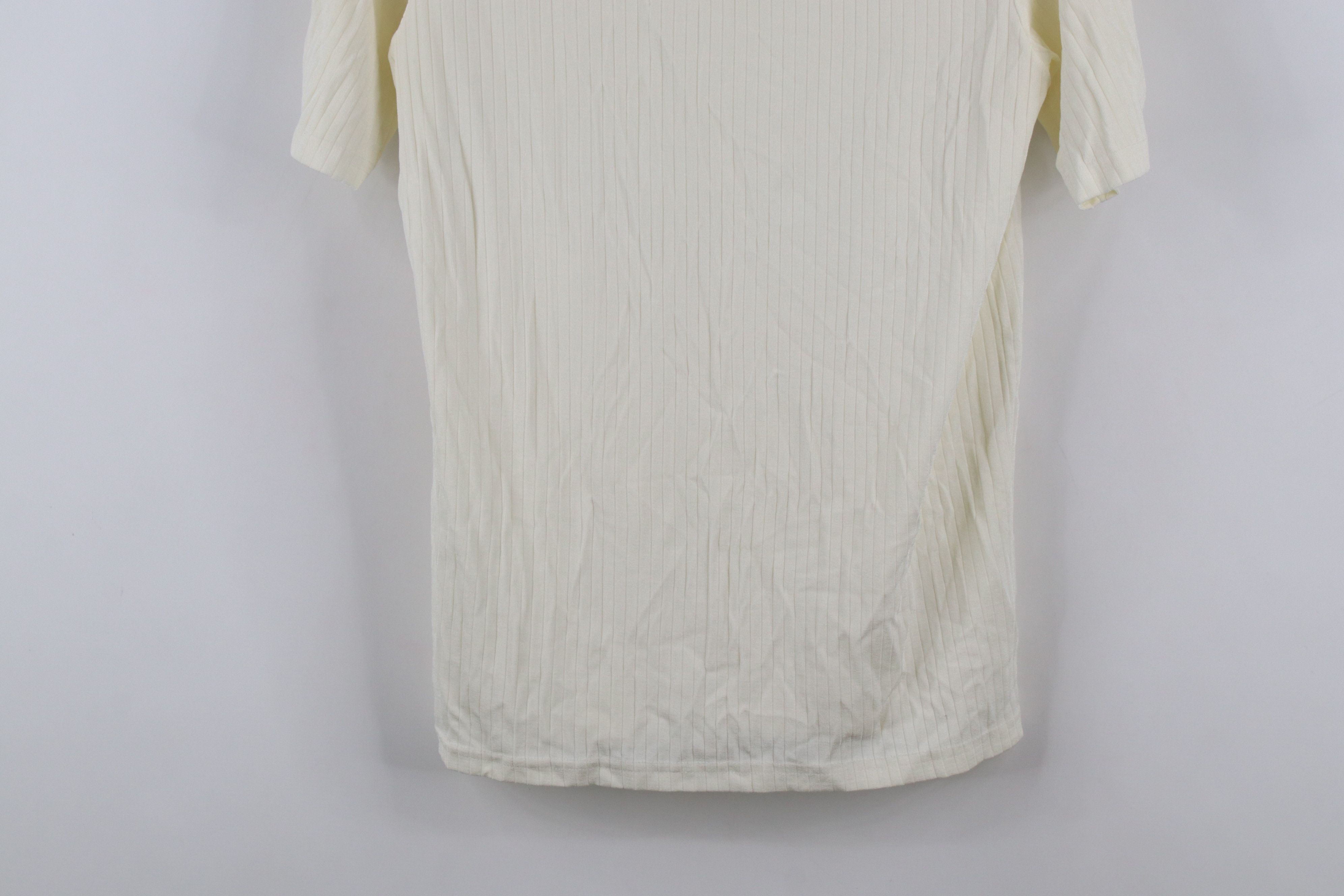 Vintage Vintage 90s Streetwear Babydoll Striped Knit T-Shirt USA Size XL / US 12-14 / IT 48-50 - 3 Thumbnail