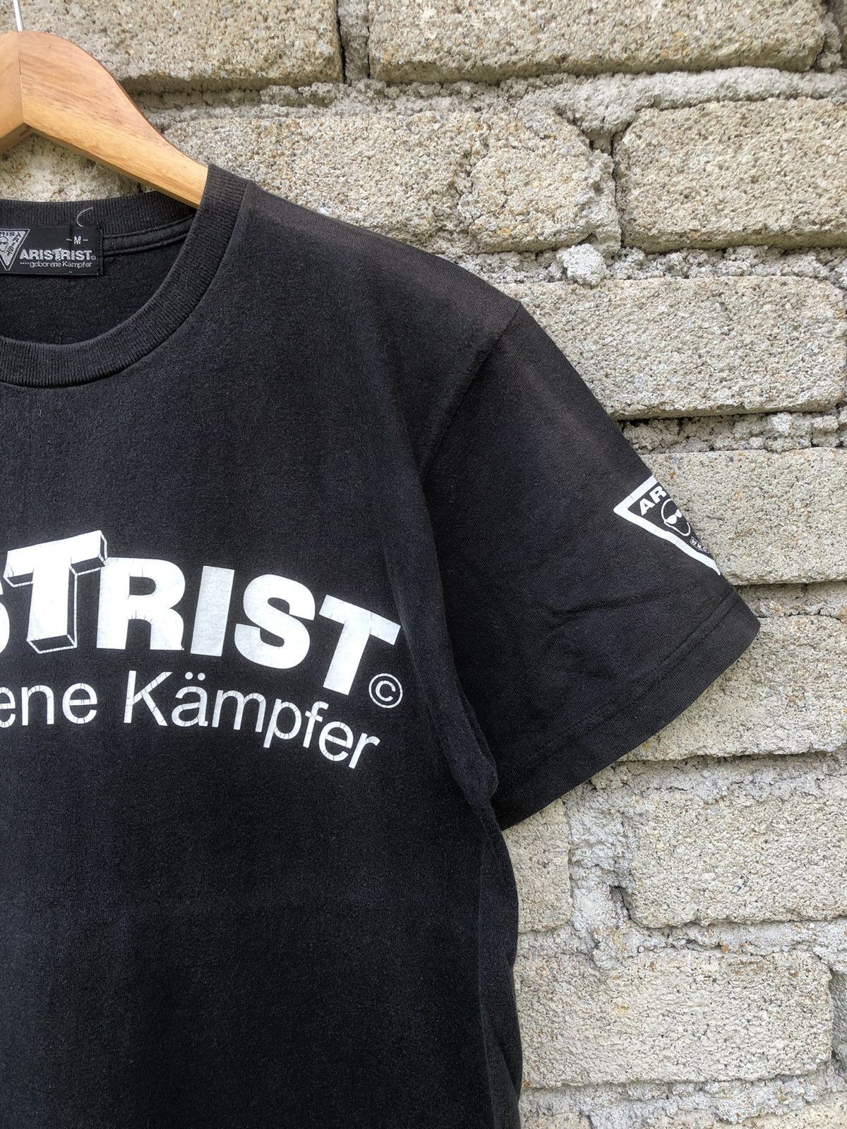 Japanese Brand × Vintage Vintage Sunfaded Aristris Born Fighter by Masahiro Chono Tee Size US M / EU 48-50 / 2 - 3 Thumbnail
