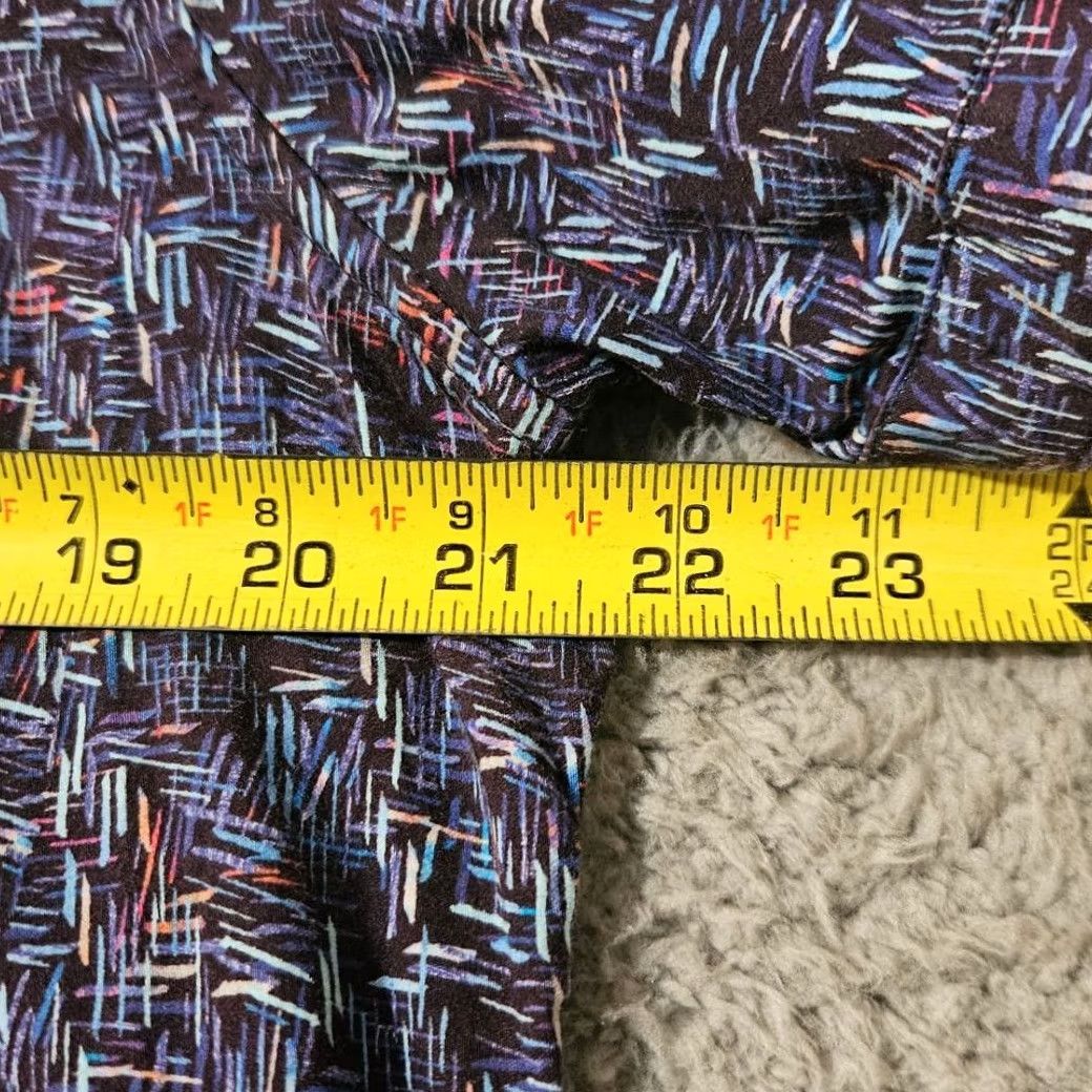 Robert Graham Robert Graham Geometric Short Sleeve Classic Fit Button Down Shirt Men's Large Blue Multicolor Size US 33 - 8 Thumbnail