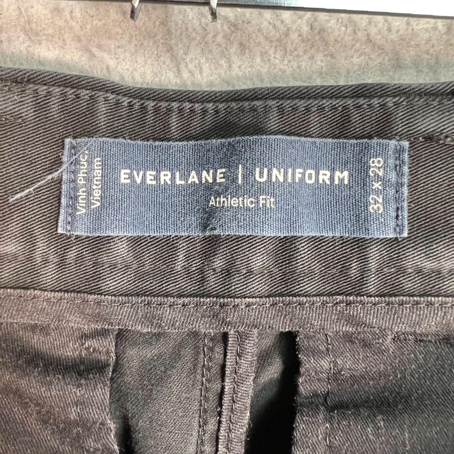 Everlane Everlane Athletic Fit Chino Pants Mens Size 32 Black Inseam 28 Size US 32 / EU 48 - 3 Thumbnail