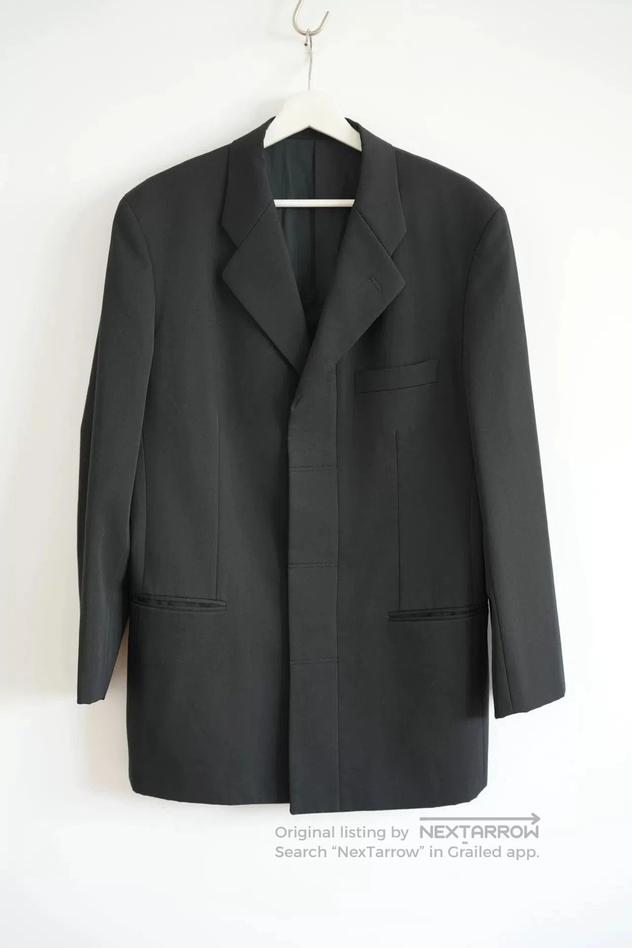 Issey Miyake issey miyake men black wool suit jacket. Size US L / EU 52-54 / 3 - 2 Thumbnail