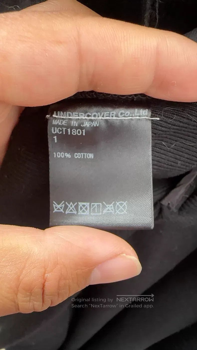 Undercover Undercover Black irregular deconstructed jacket Size US S / EU 44-46 / 1 - 5 Thumbnail