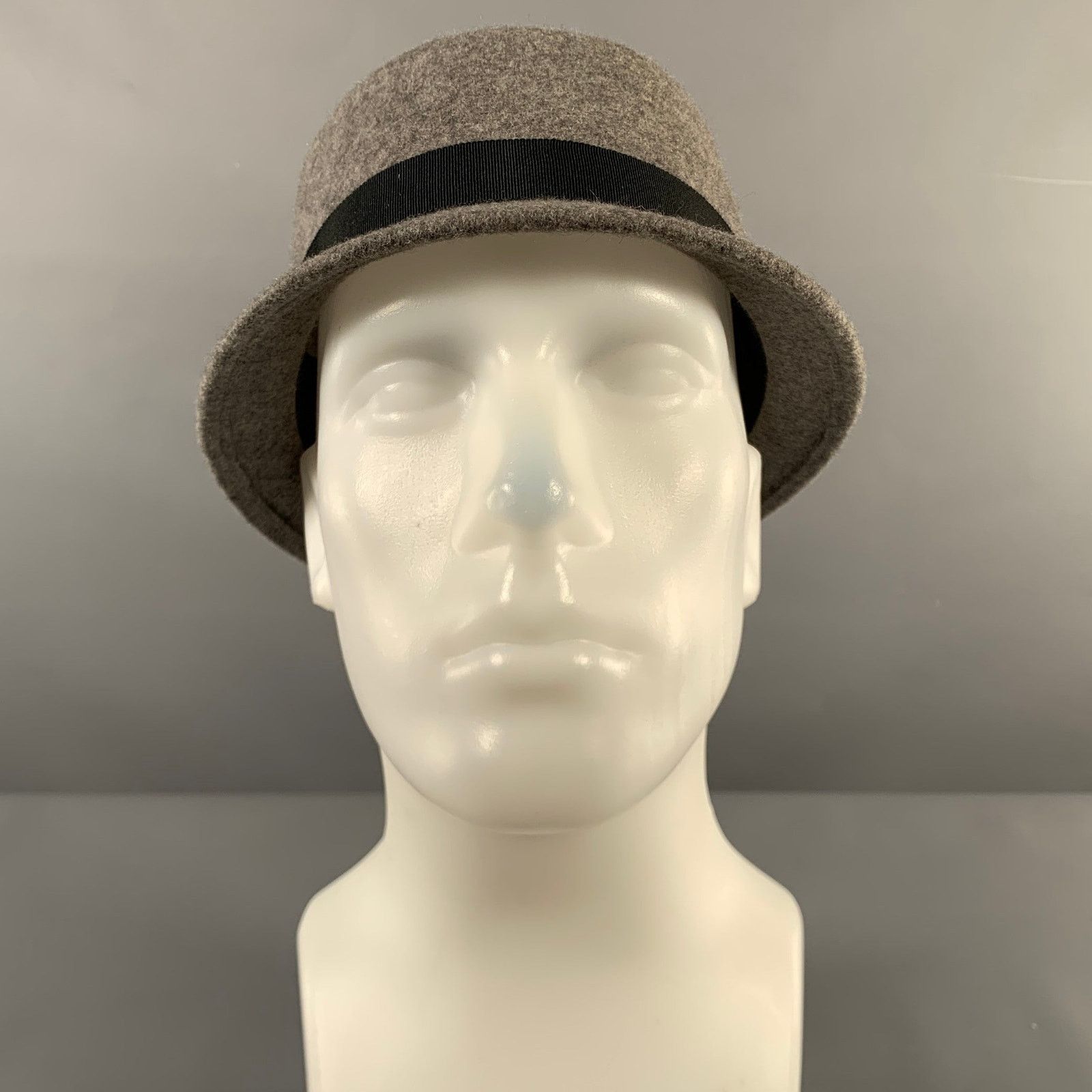 Other MAKINS Size L Grey Black Heather Felt Hats Size ONE SIZE - 2 Thumbnail