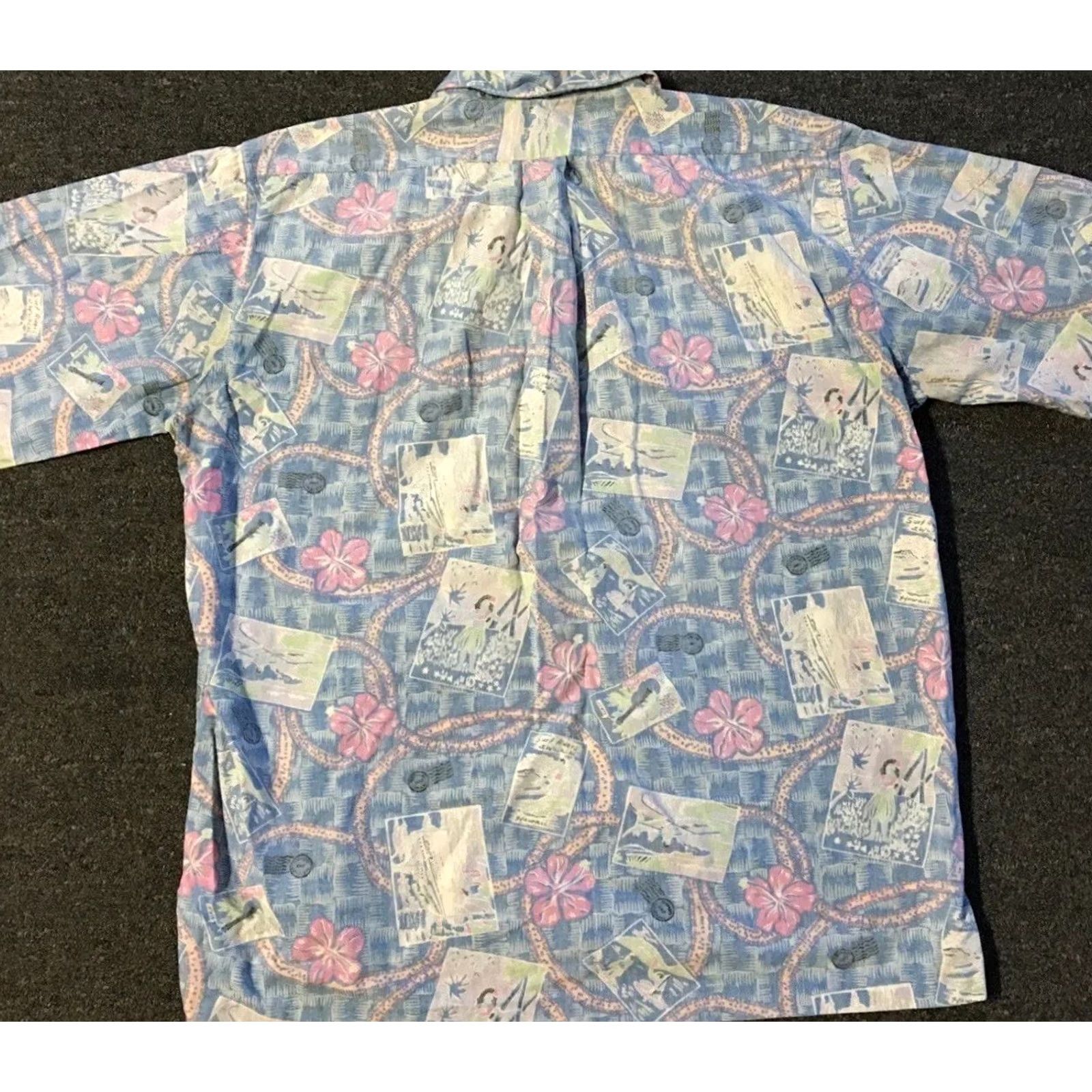 Reyn Spooner Vtg 80s Reyn Spooner Waikiki Surf Rider Hawaii Shirt M Beach Flower AOP TC 90s Size US M / EU 48-50 / 2 - 3 Thumbnail