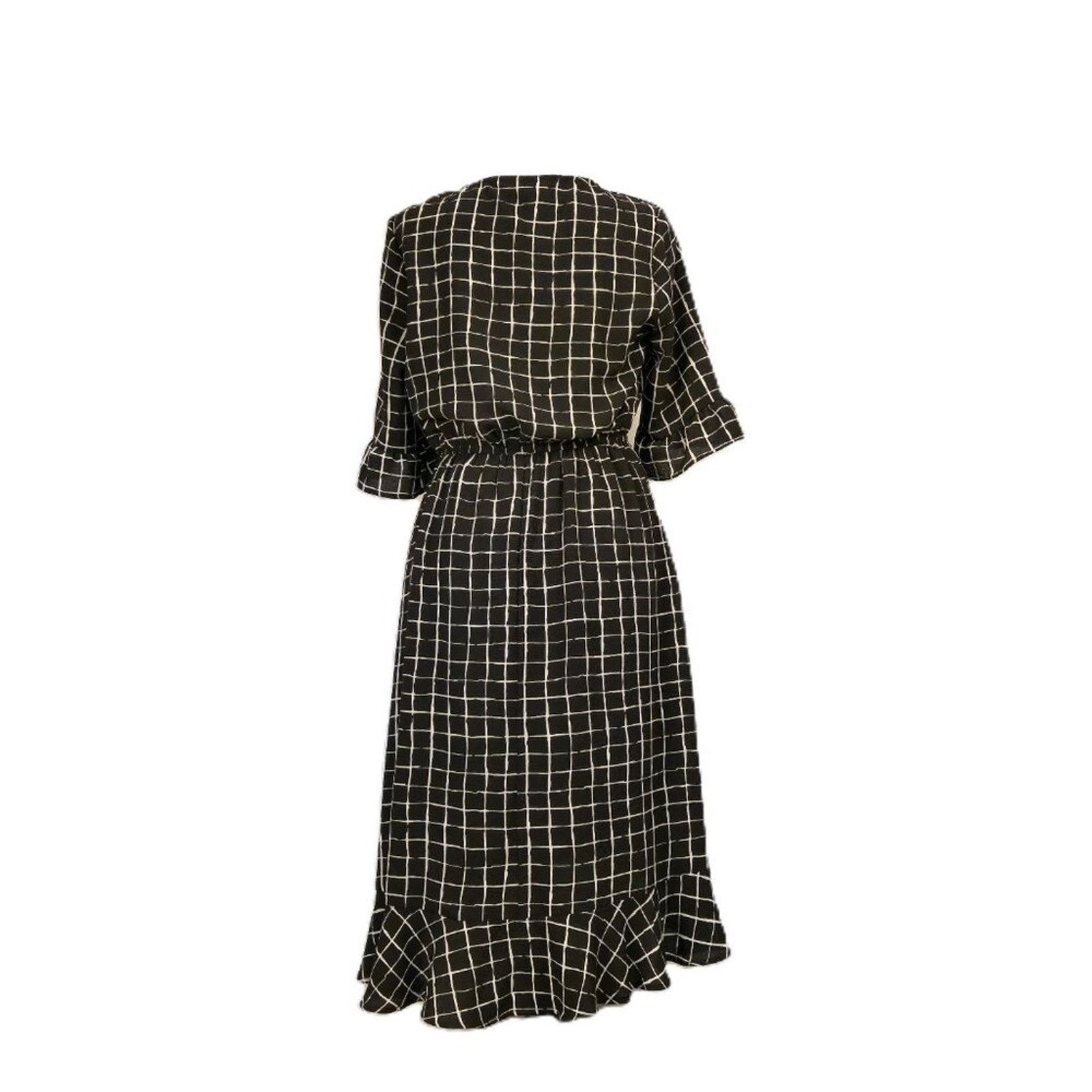 Other Studio B by Bobeau Size Medium Dress Black & White Crepe NWT Size M / US 6-8 / IT 42-44 - 4 Thumbnail