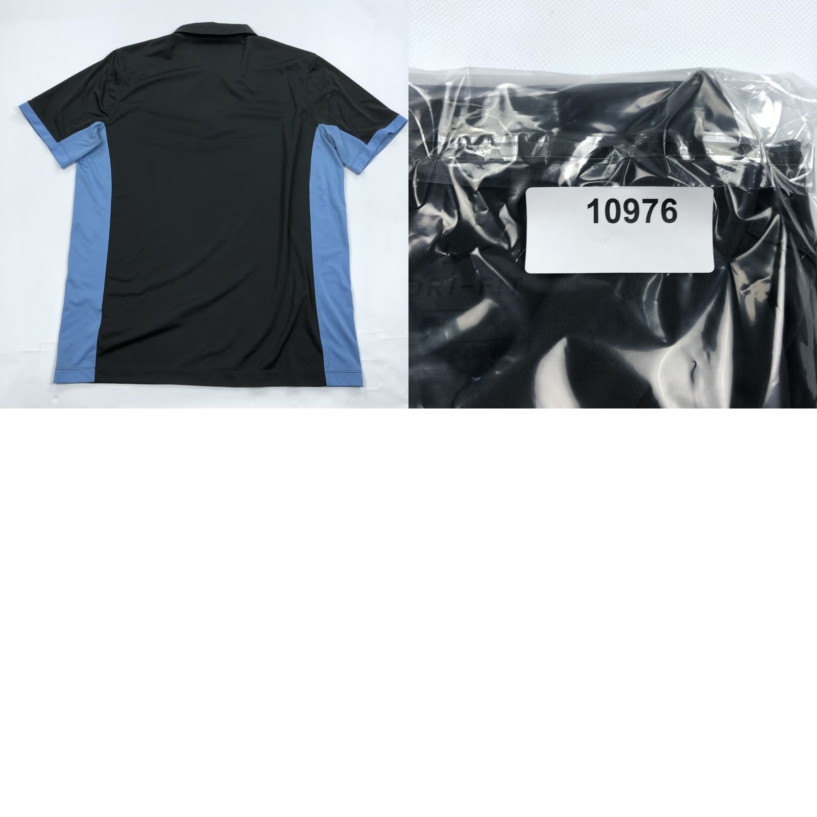 Nike Nike Dri-FIT UNC Tar Heels Polo Shirt Mens L Black Blue Colorblock Short Sleeve Golf Sports Logo Embroidered Buttoned 100 Polyester Casual Activewear Size US L / EU 52-54 / 3 - 8 Thumbnail