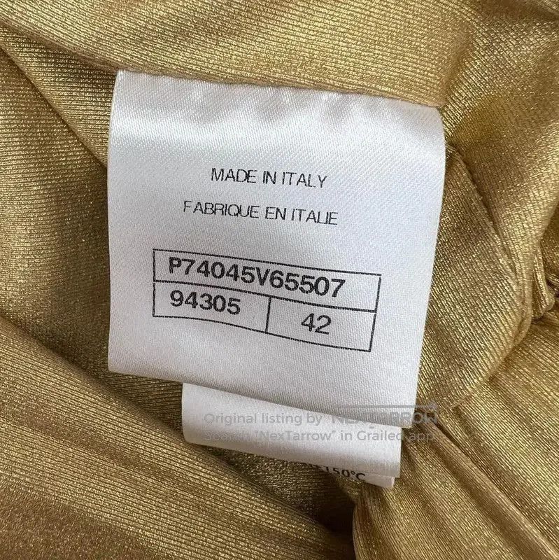 Chanel Chanel Black Jacket with Gold Accents . Size M / US 6-8 / IT 42-44 - 5 Thumbnail