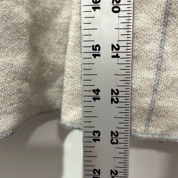 Eileen Fisher VINTAGE Eileen Fisher Sweater Shirt Womens S Merino Wool Plaid Knit Crew Neck Long Sleeve Oversized Light Gray Fall Winter Spring Casual Chic Size S / US 4 / IT 40 - 5 Thumbnail