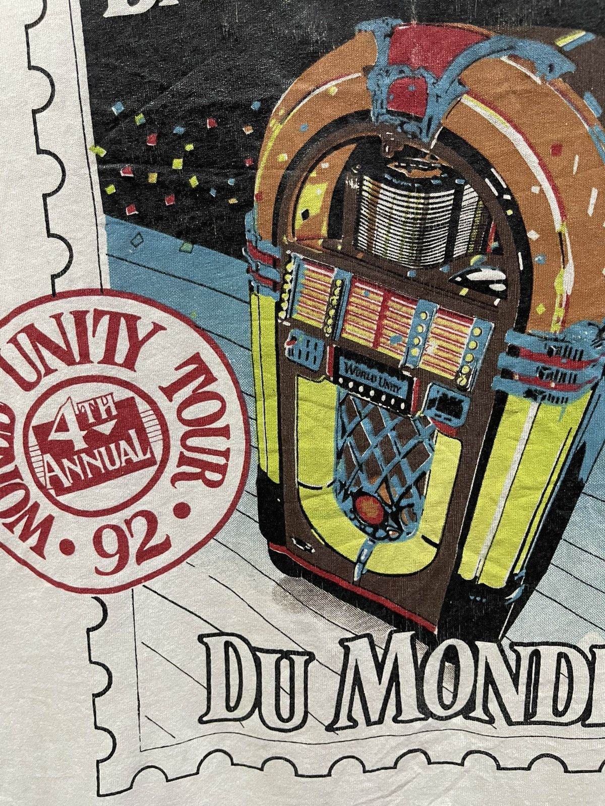 Band Tees × Vintage Vintage Tour Tee x Danse Autour Du Monde🔥🔥🔥 Size US XL / EU 56 / 4 - 6 Thumbnail