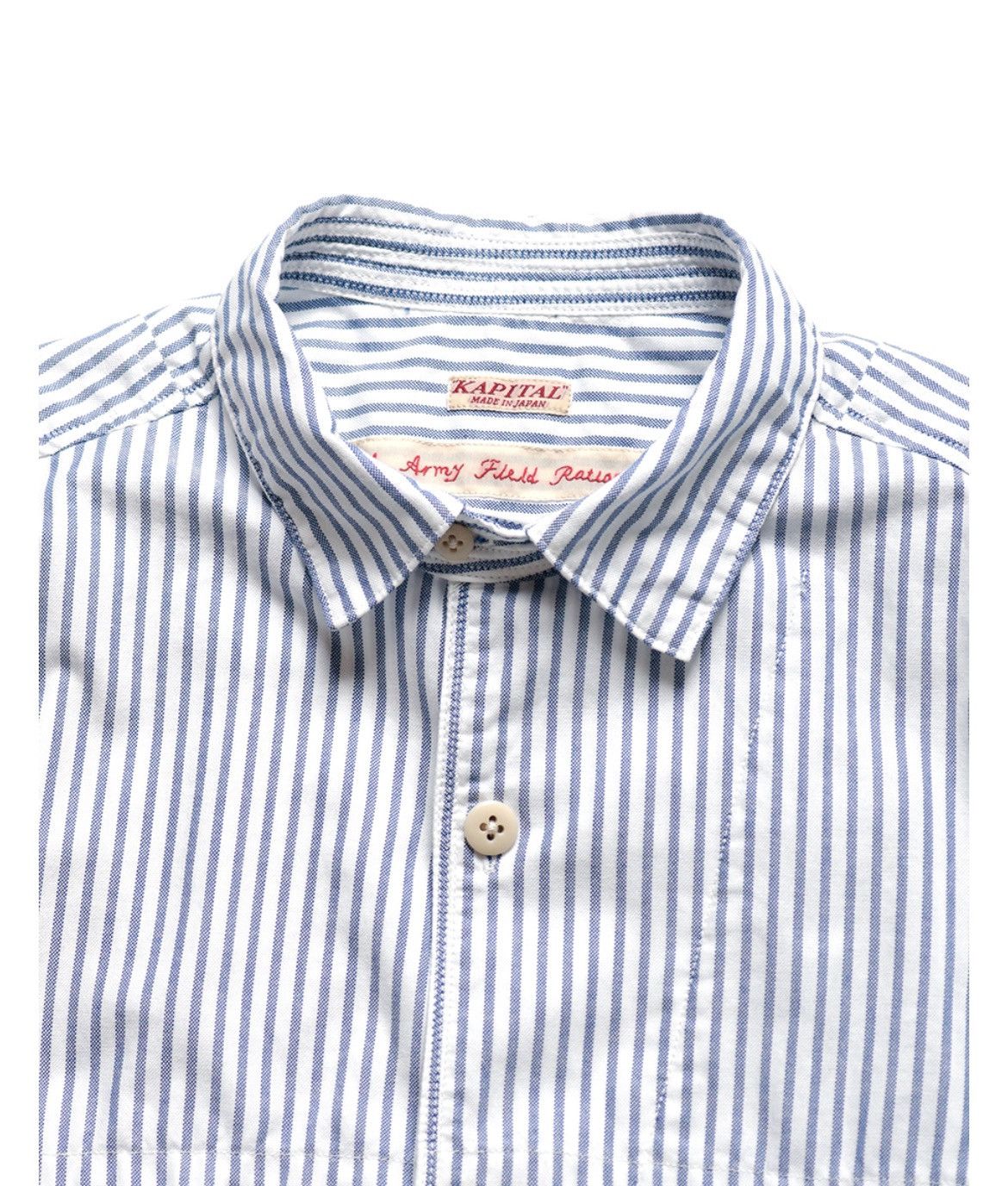 Kapital Kapital OX Stripe Anorak shirts size 2 Size US M / EU 48-50 / 2 - 3 Thumbnail