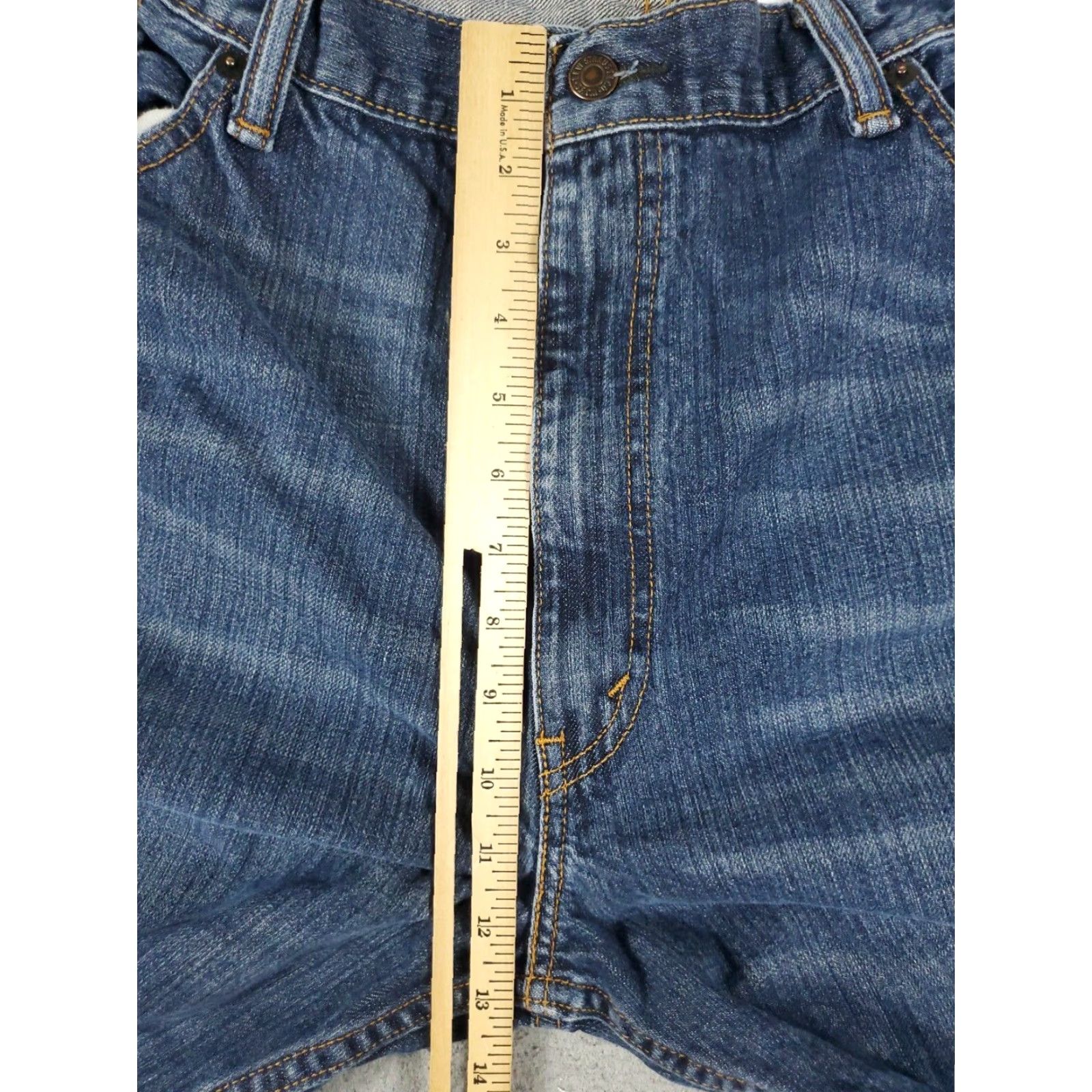 Levi's Levis 550 Straight Leg Jeans Mens 42x32 Blue Size US 42 / EU 58 - 3 Thumbnail